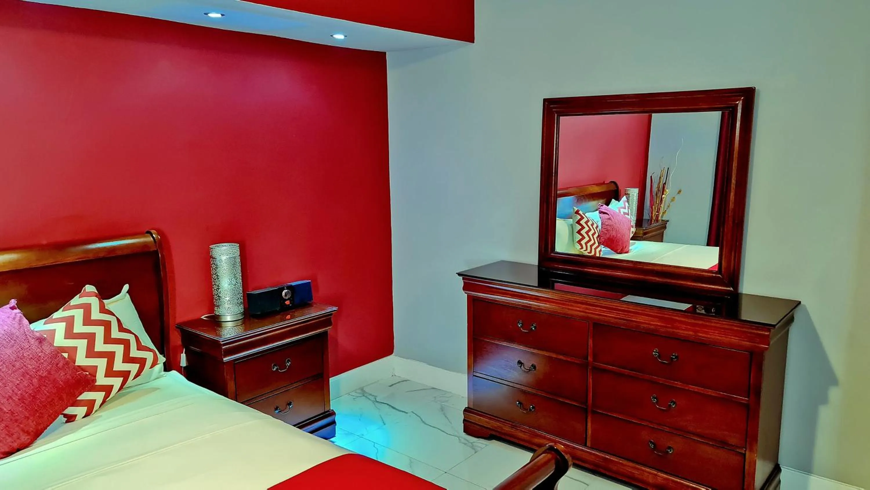 Bed in Casa Alexandria Guest Apartment