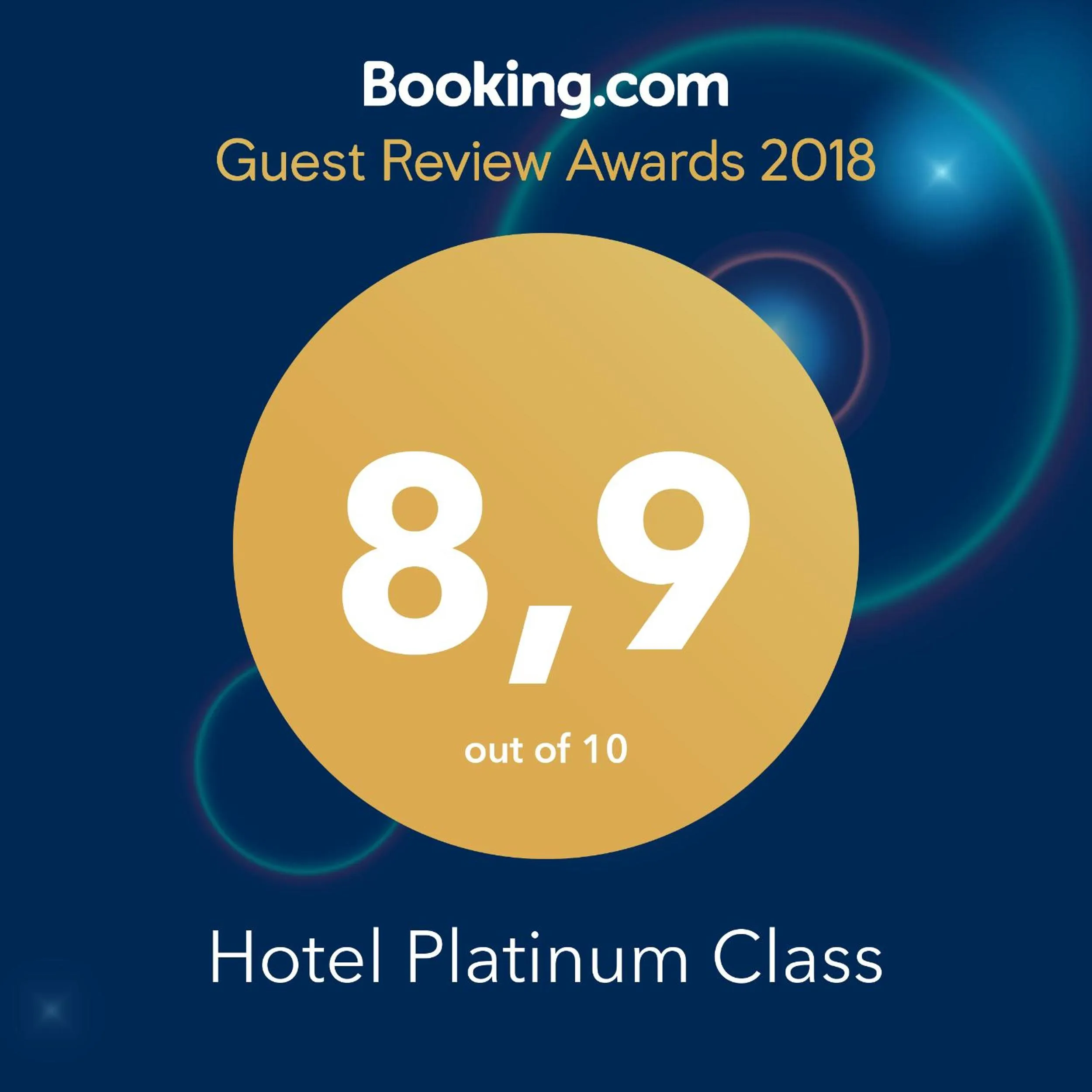Certificate/Award in Hotel Platinum Class