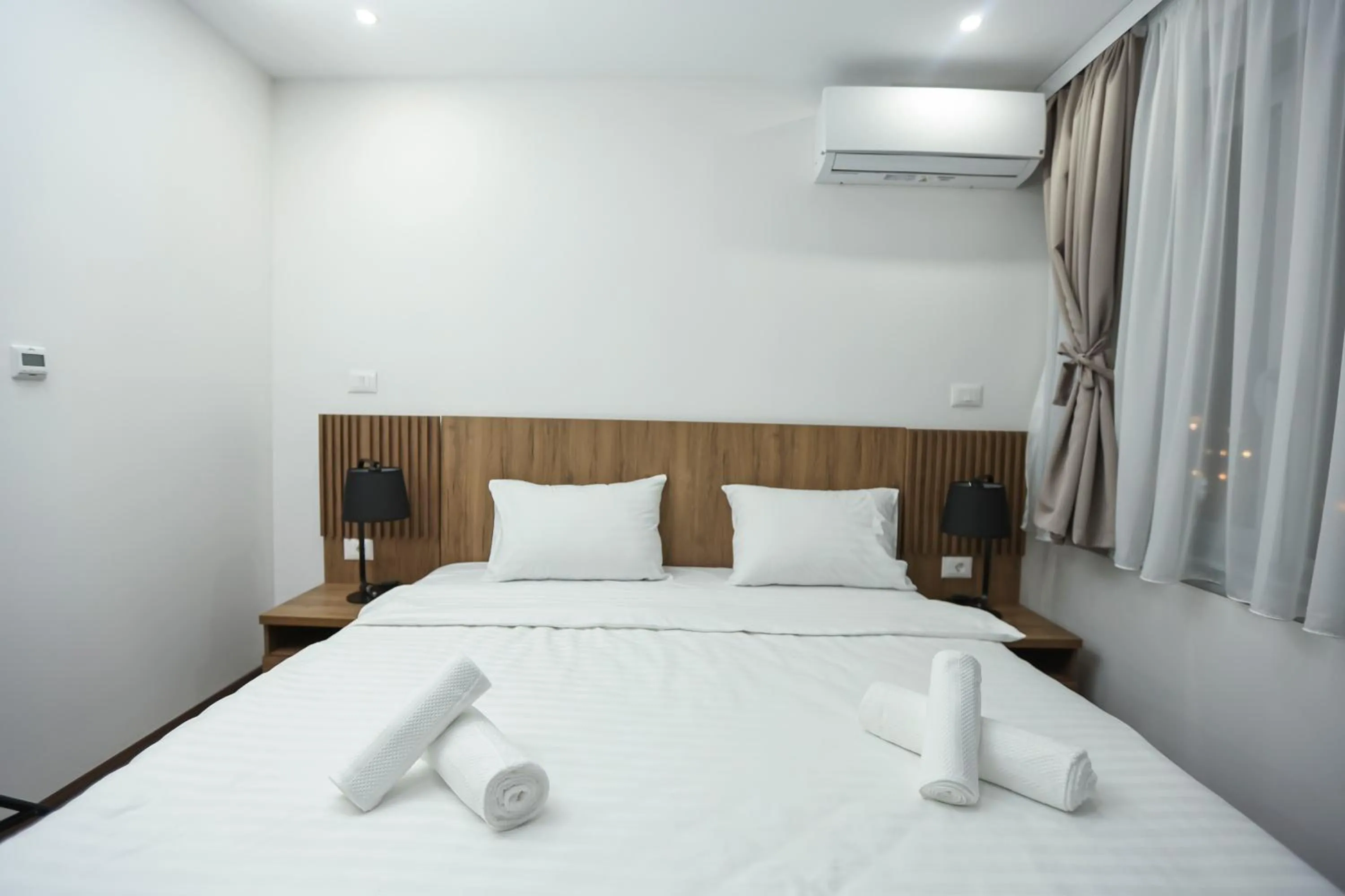 Bed in Hotel Riverside