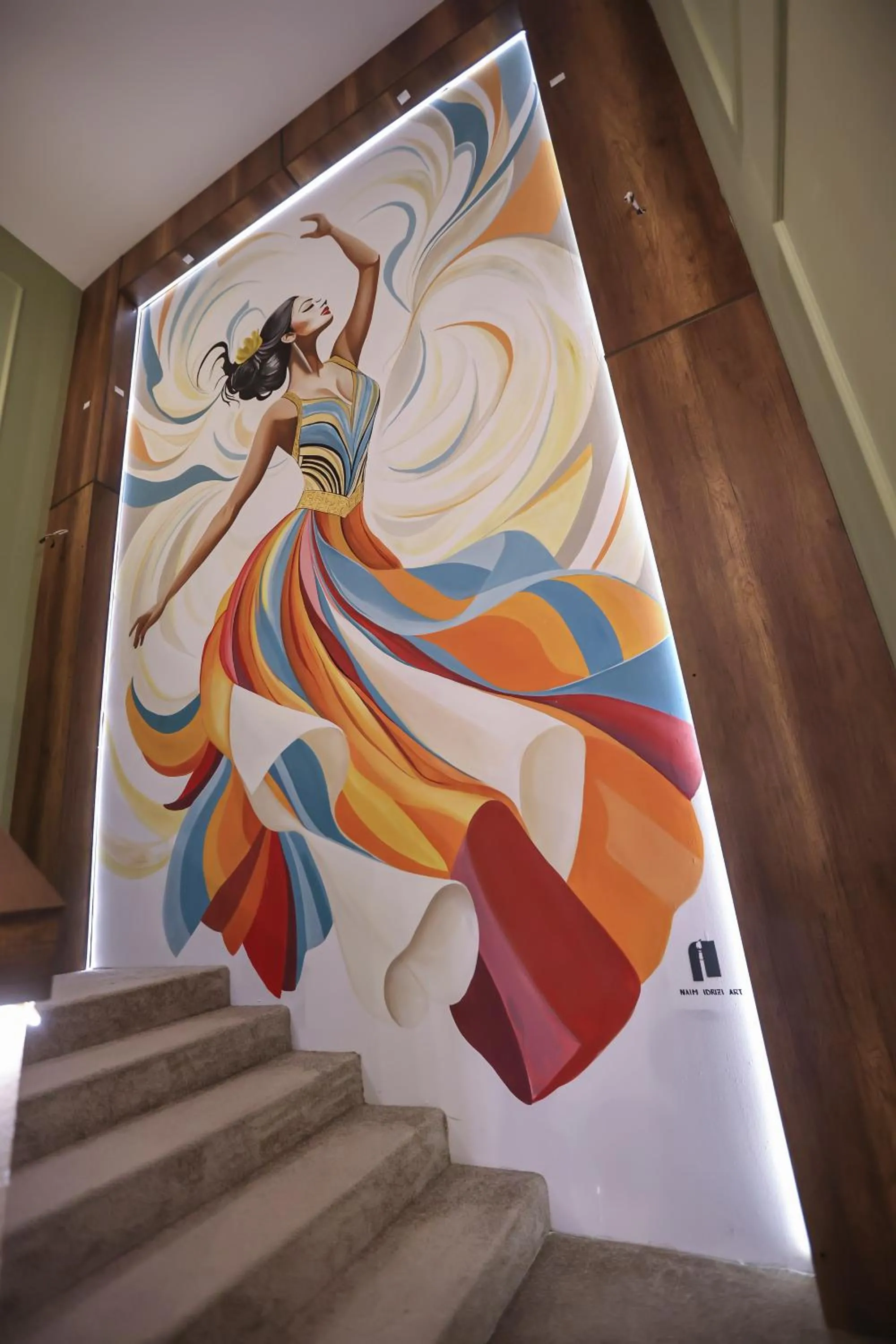 Decorative detail in Hotel Riverside