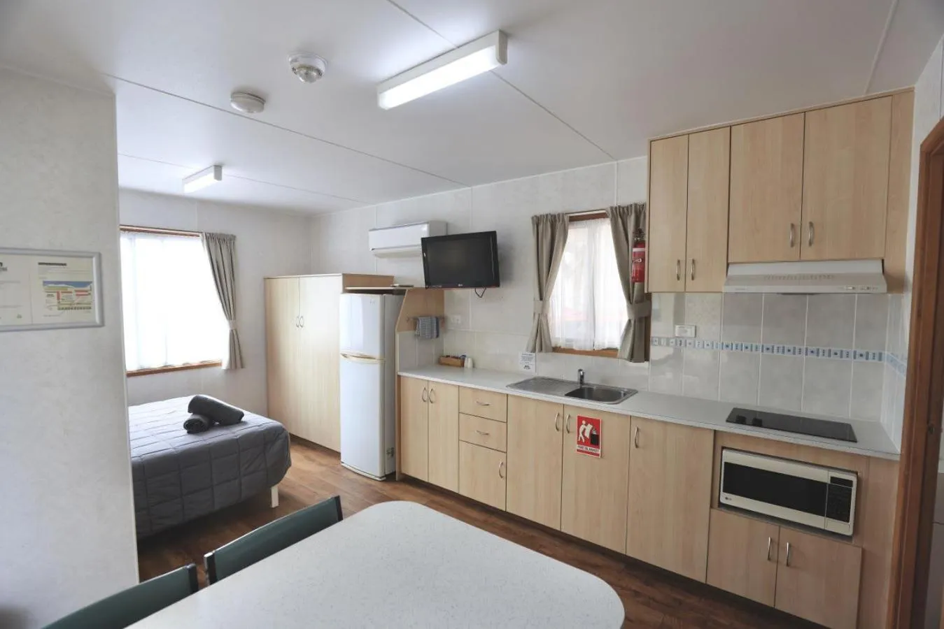 Bedroom in Sea Vu Caravan Park
