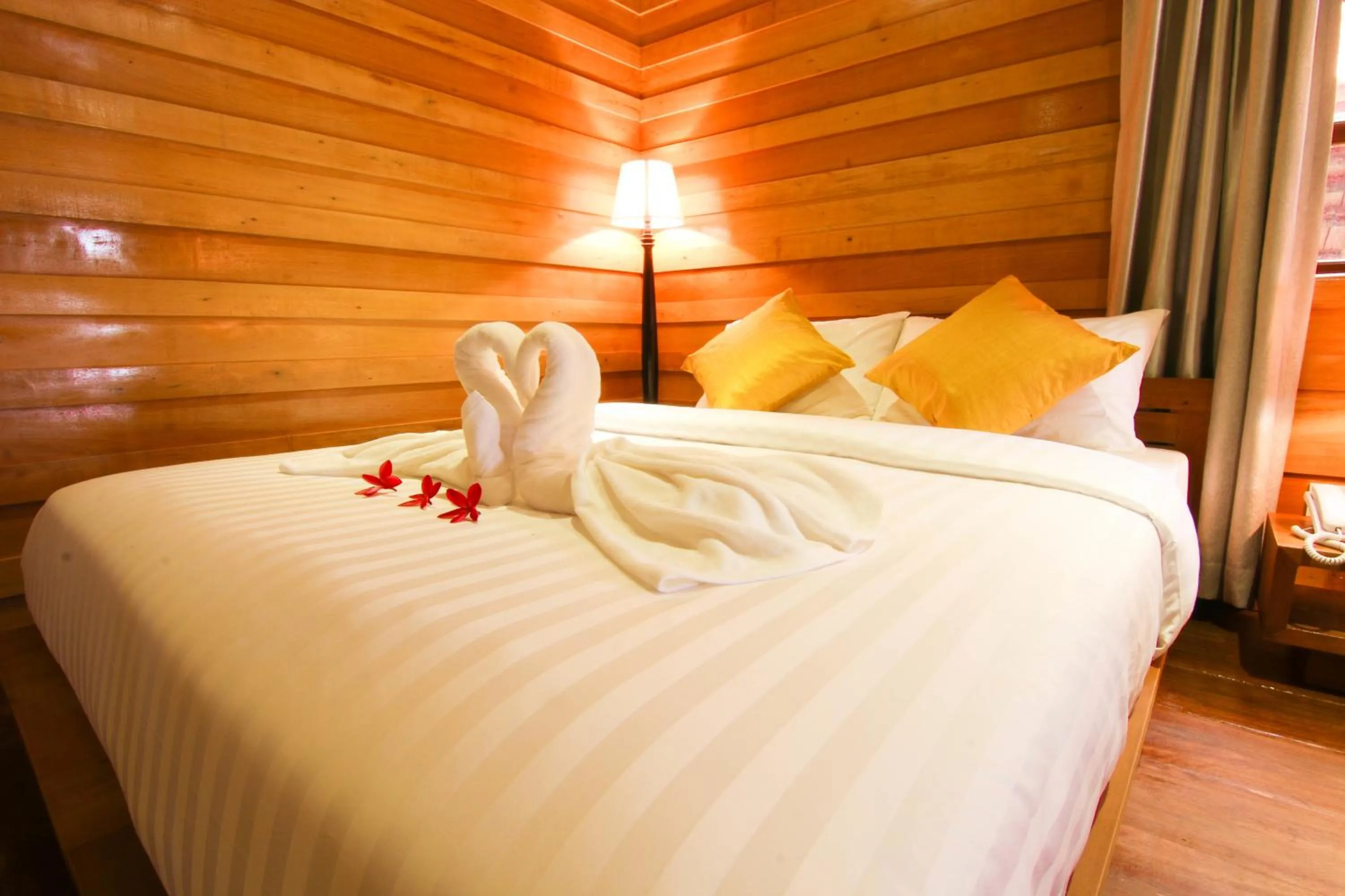 Bedroom, Bed in Angkor Heart Bungalow