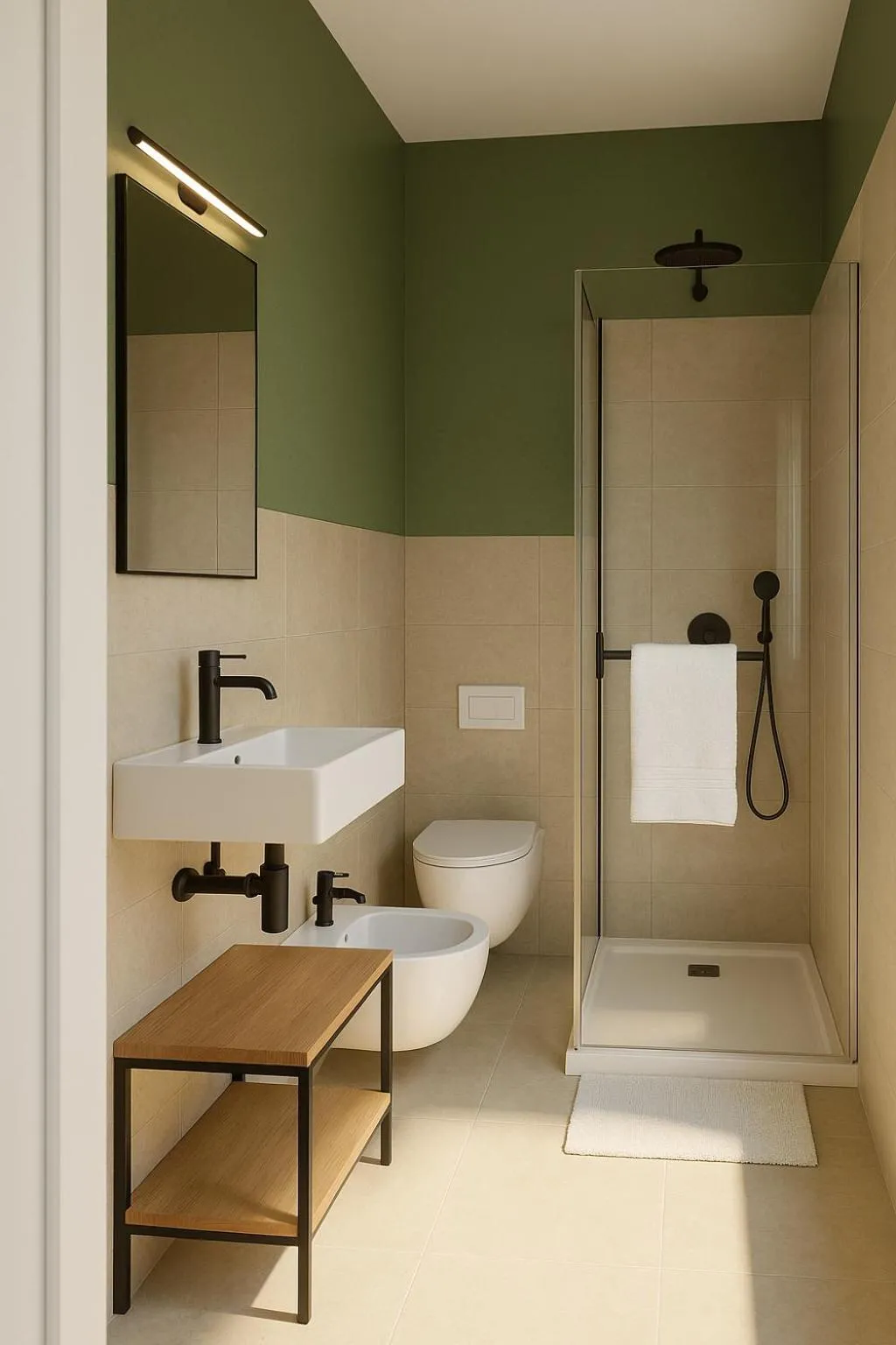 Shower in Hotel Roè Garda