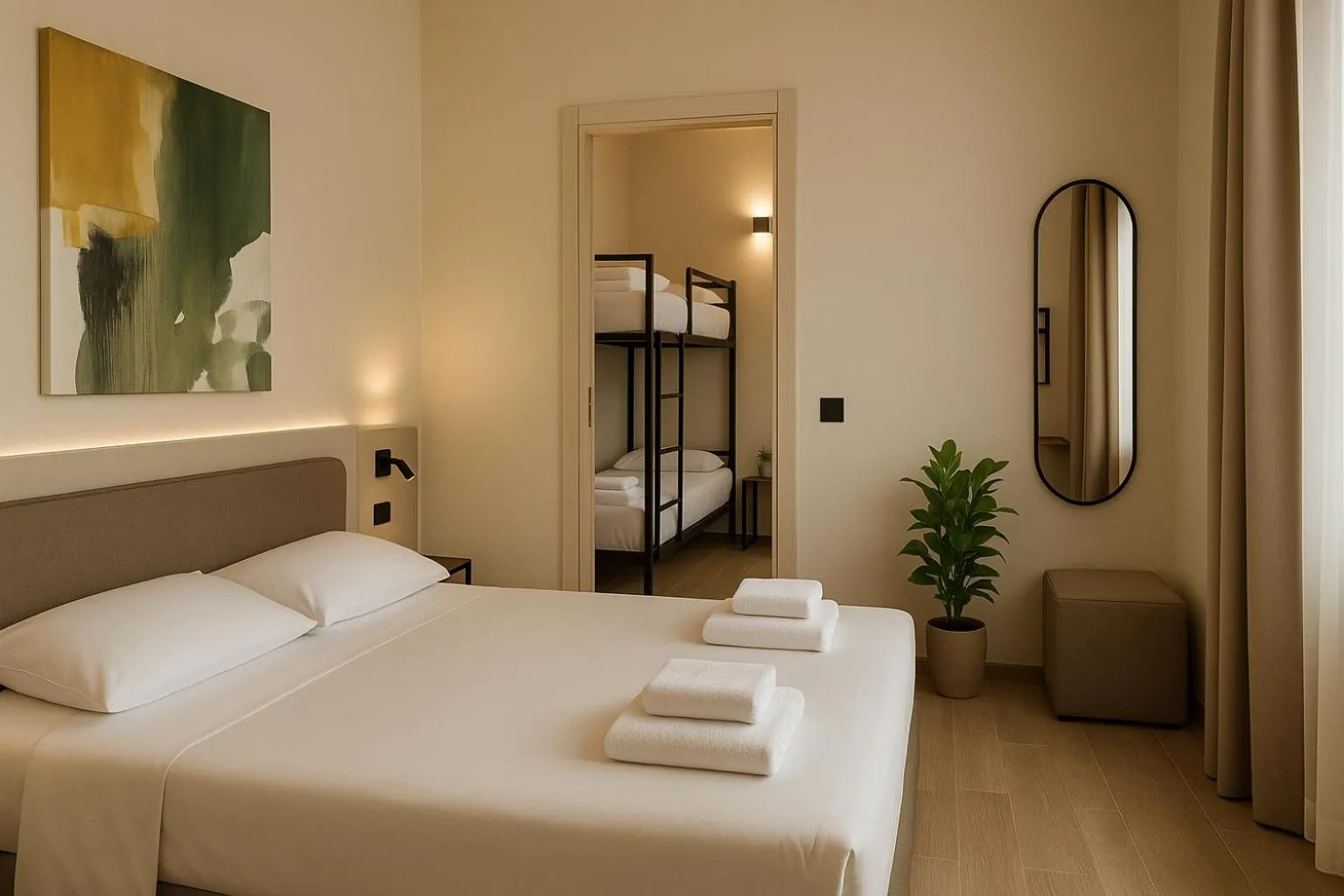 Bed in Hotel Roè Garda