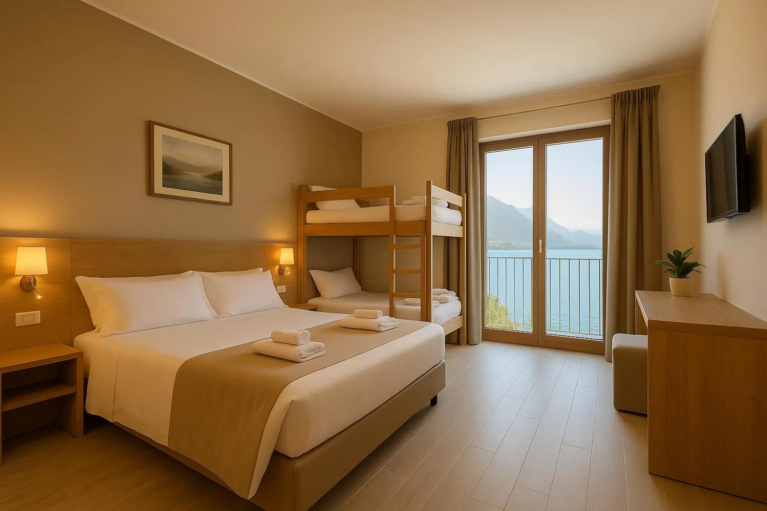 Bed in Hotel Roè Garda