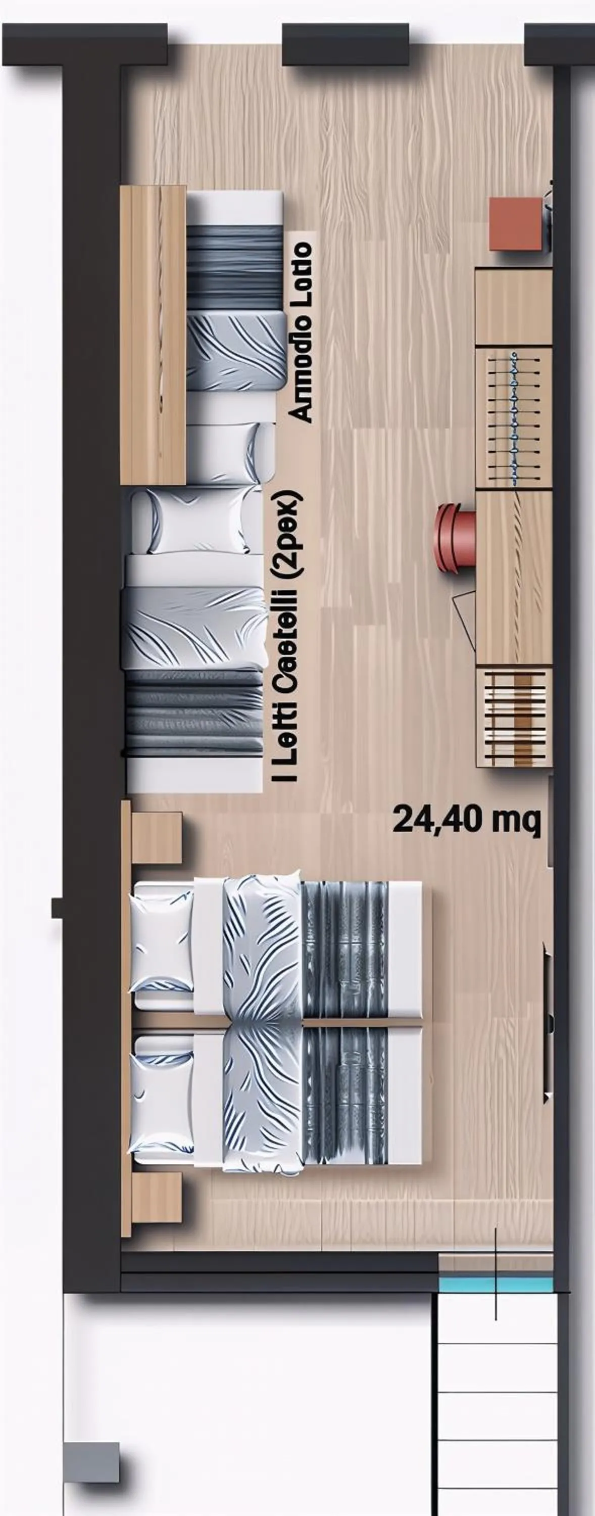 Floor plan in Hotel Roè Garda