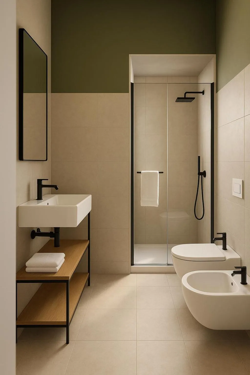Shower in Hotel Roè Garda