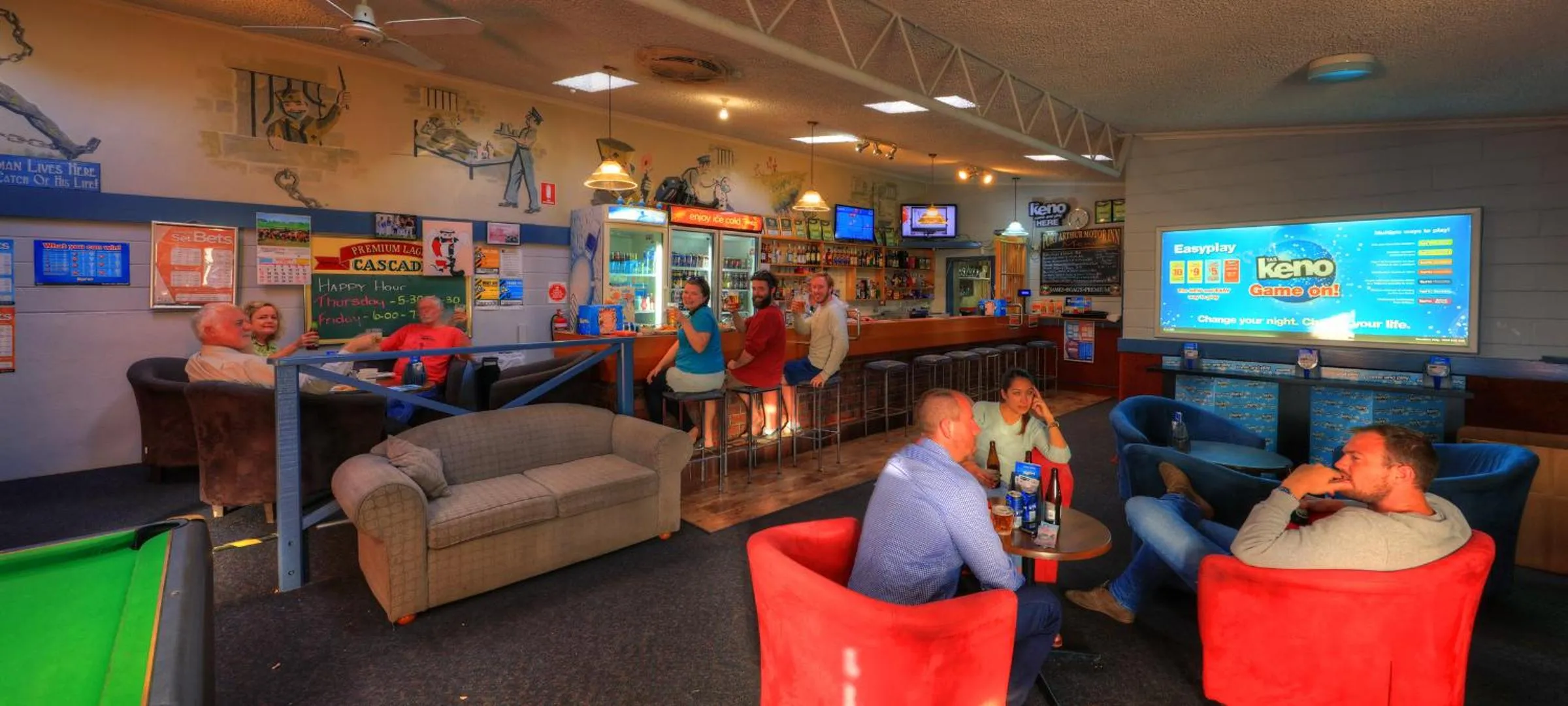 Lounge or bar in Port Arthur Motor Inn