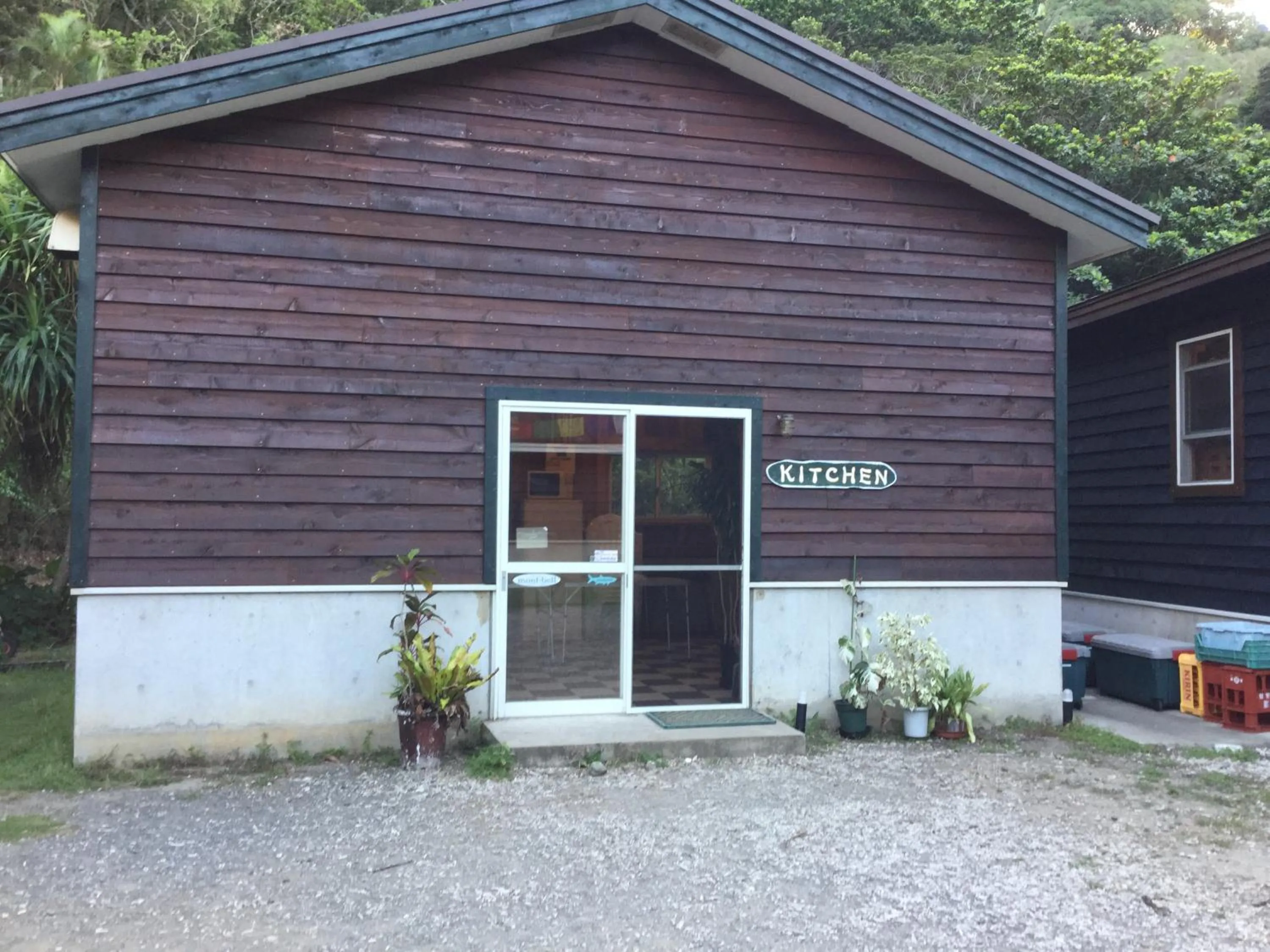 Kitchen or kitchenette in Shanti Bungalow