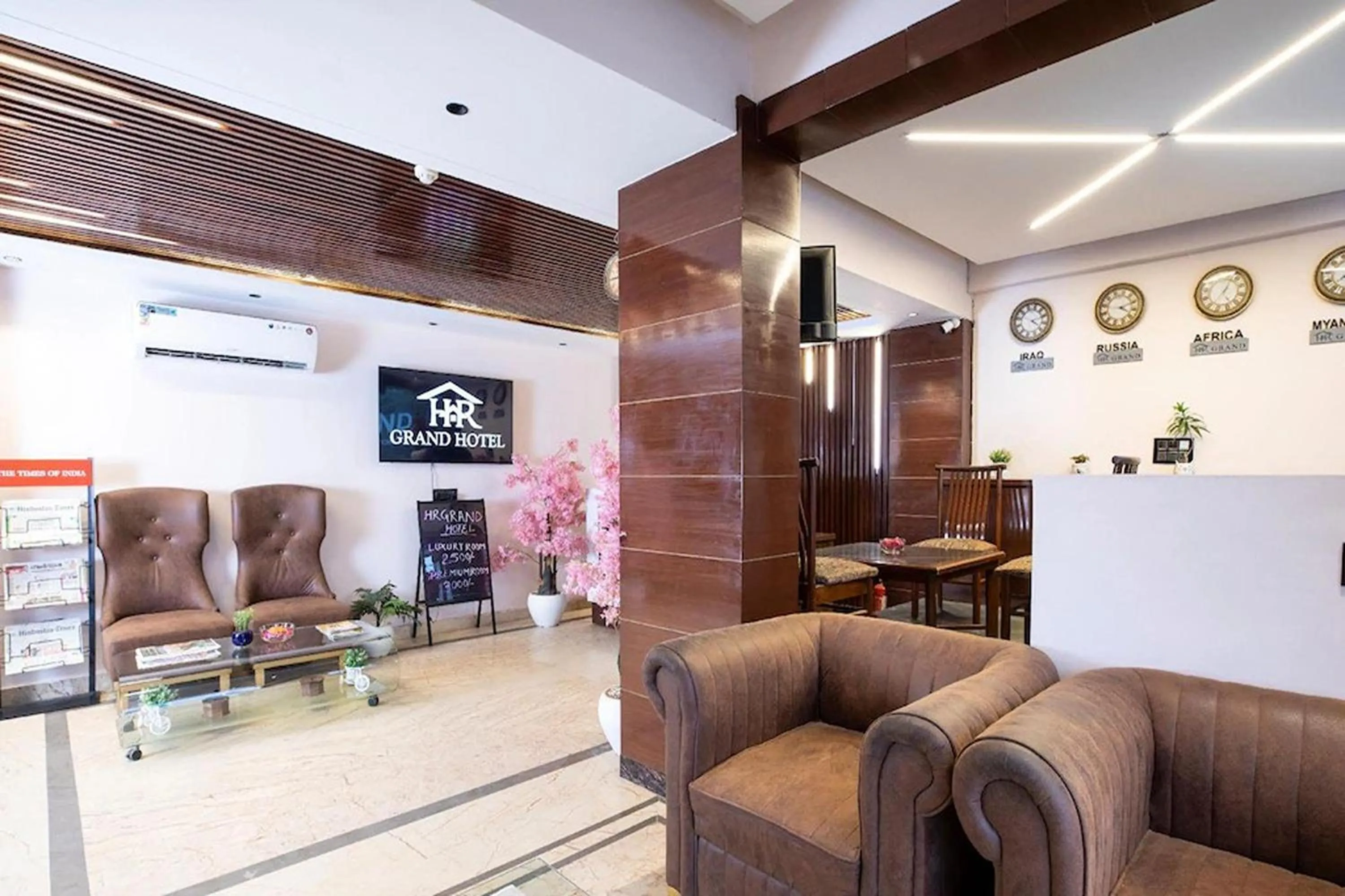 Lobby or reception in HR Grand Hotel