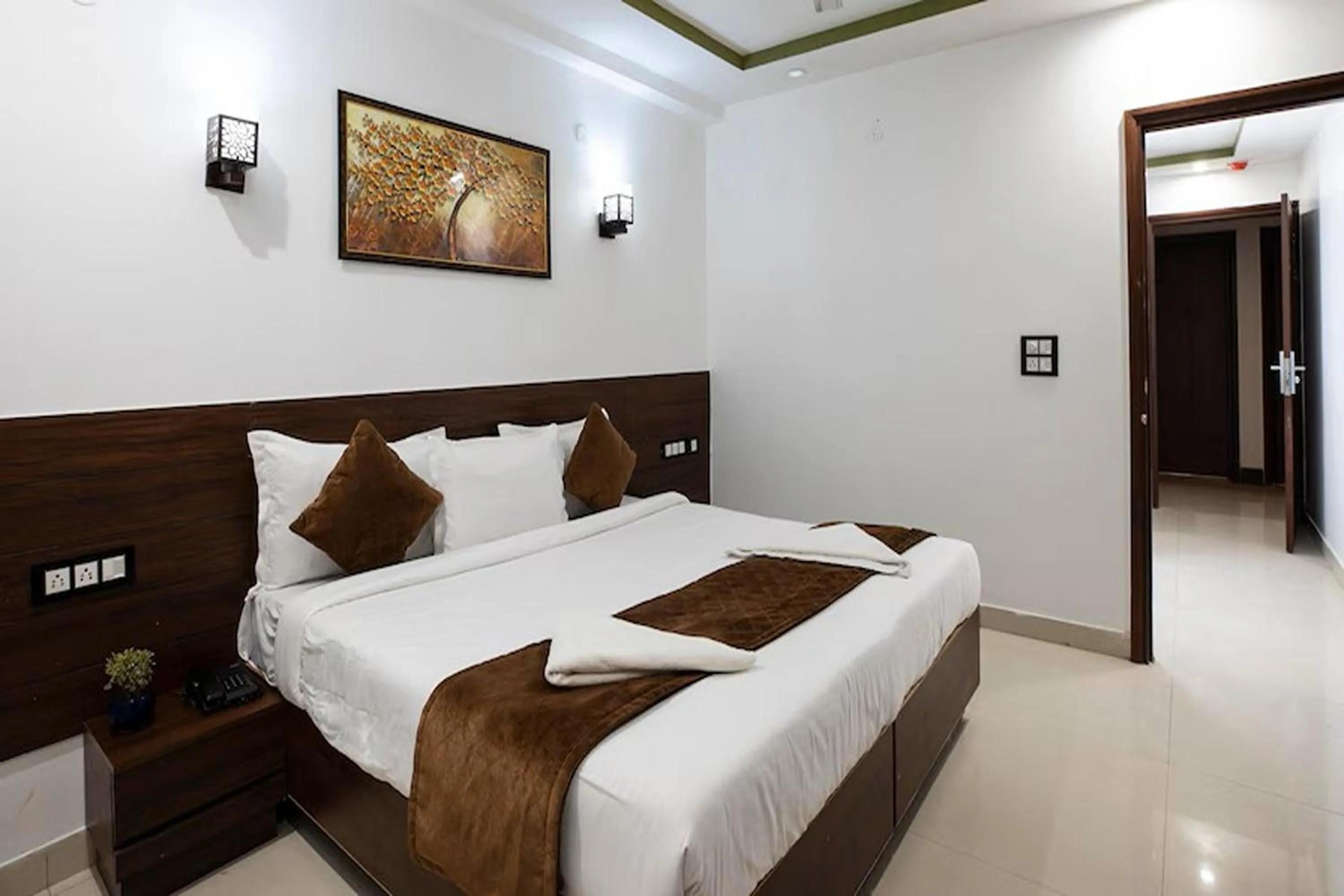 Bed in HR Grand Hotel