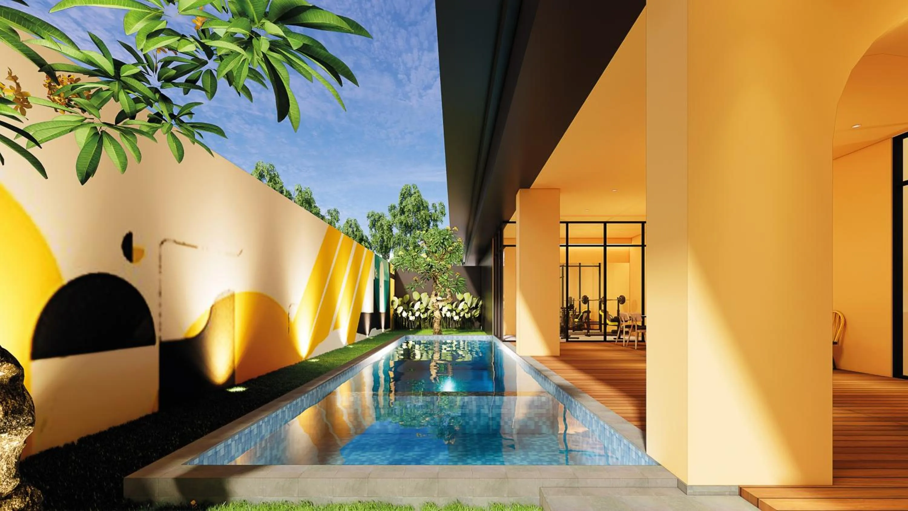 Swimming pool in Kampi Hotel Sunter