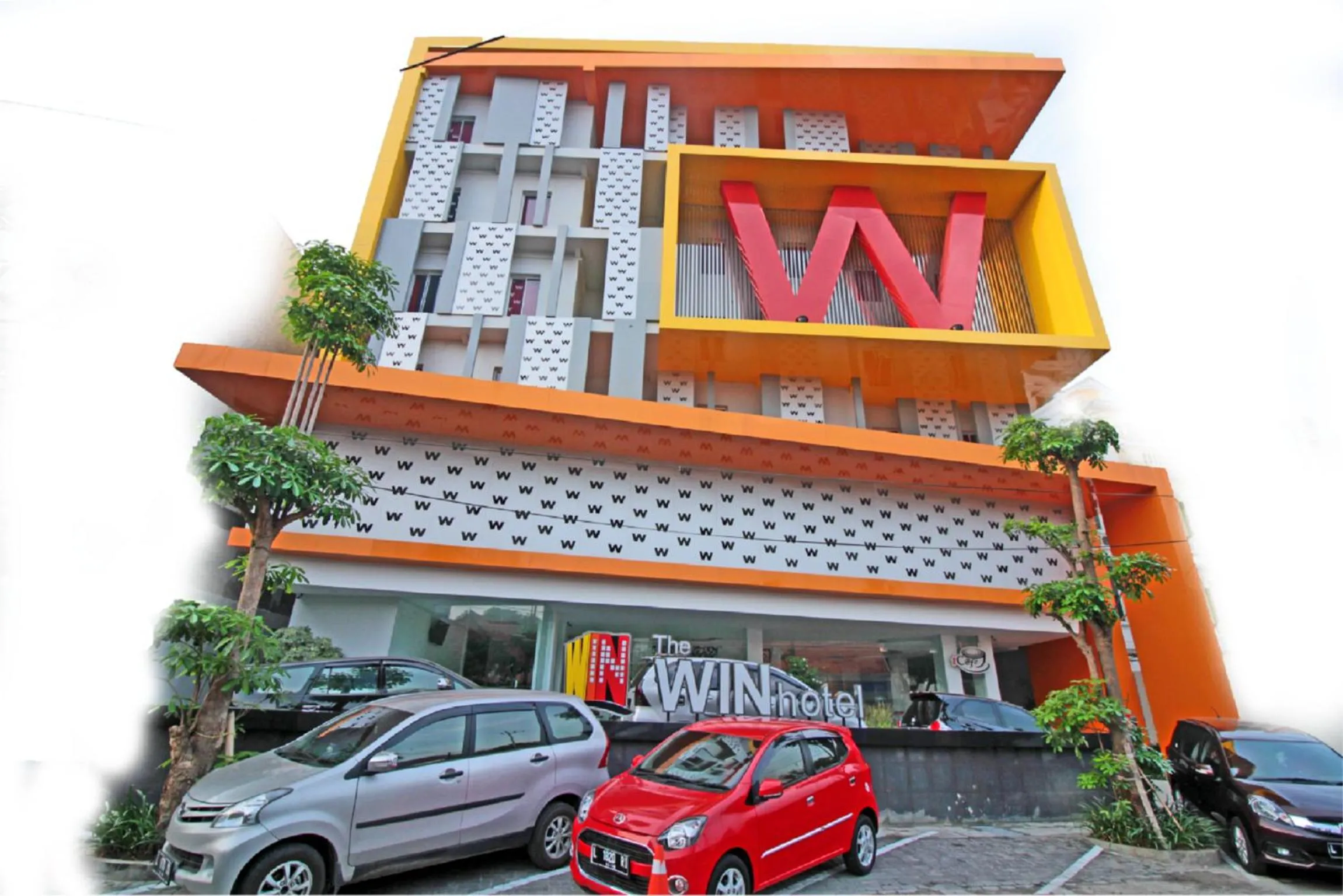 Facade/entrance in The Win Hotel Surabaya