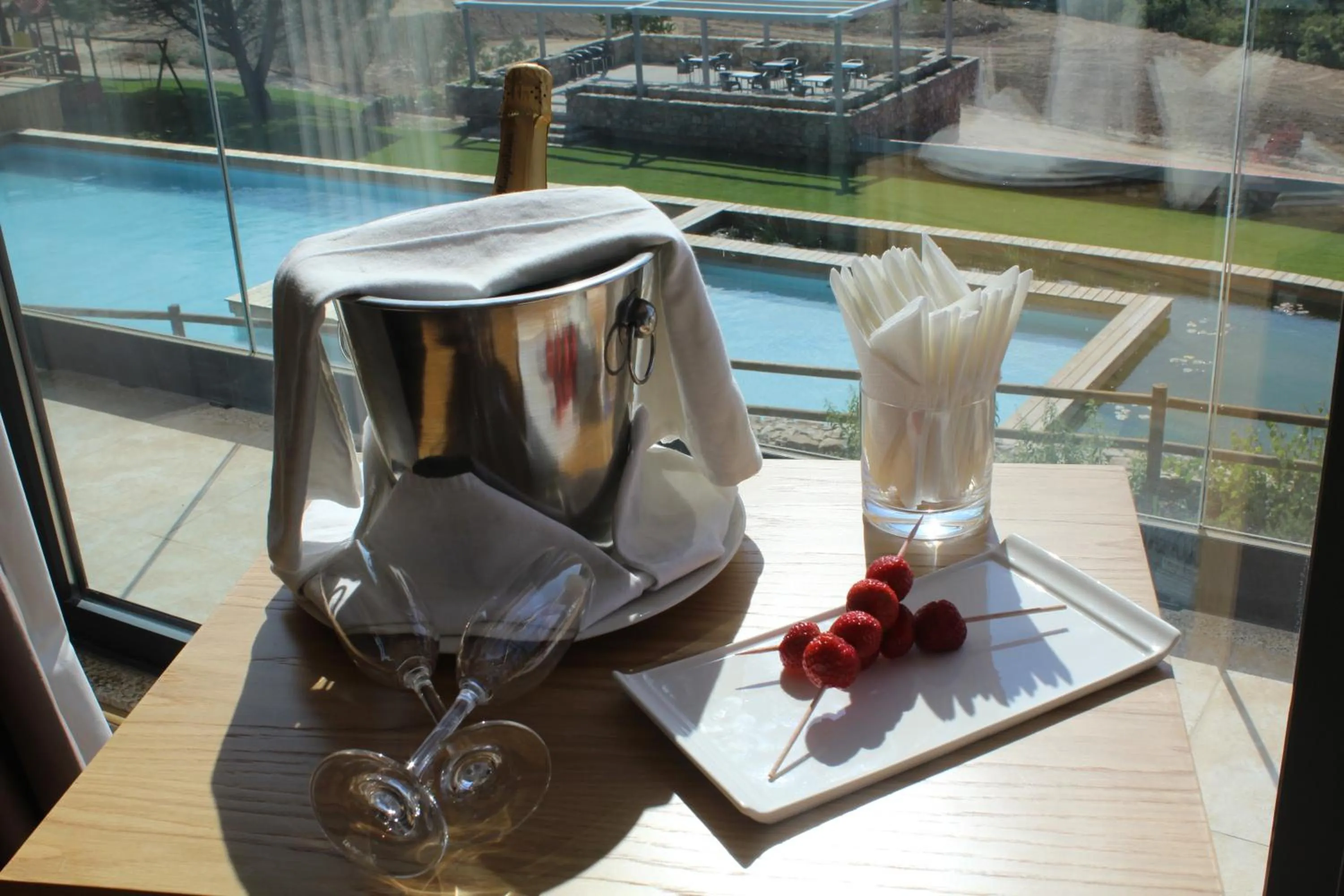 Pool view in Douro Cister Hotel Resort