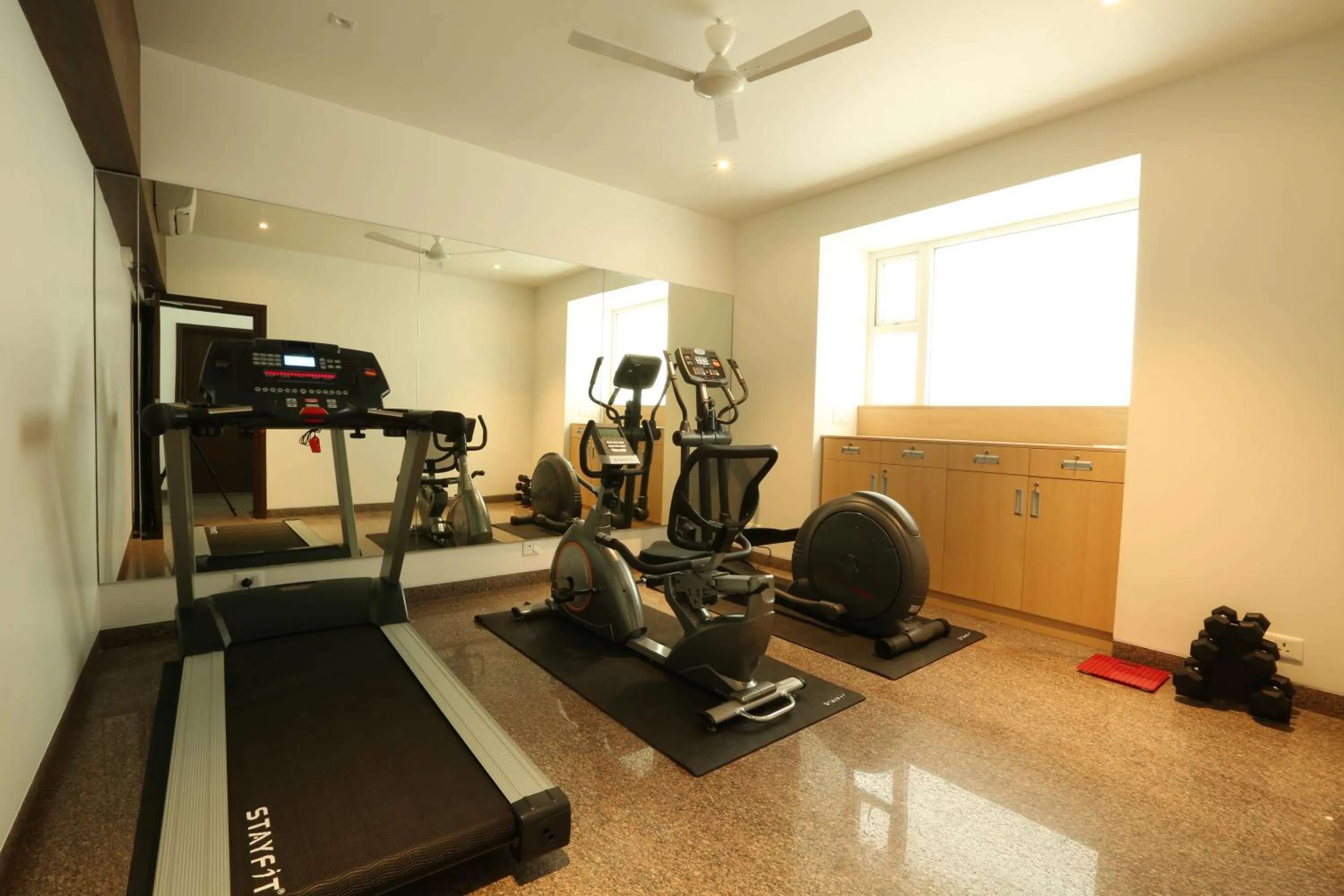 Fitness centre/facilities in Temple Tree Hotel