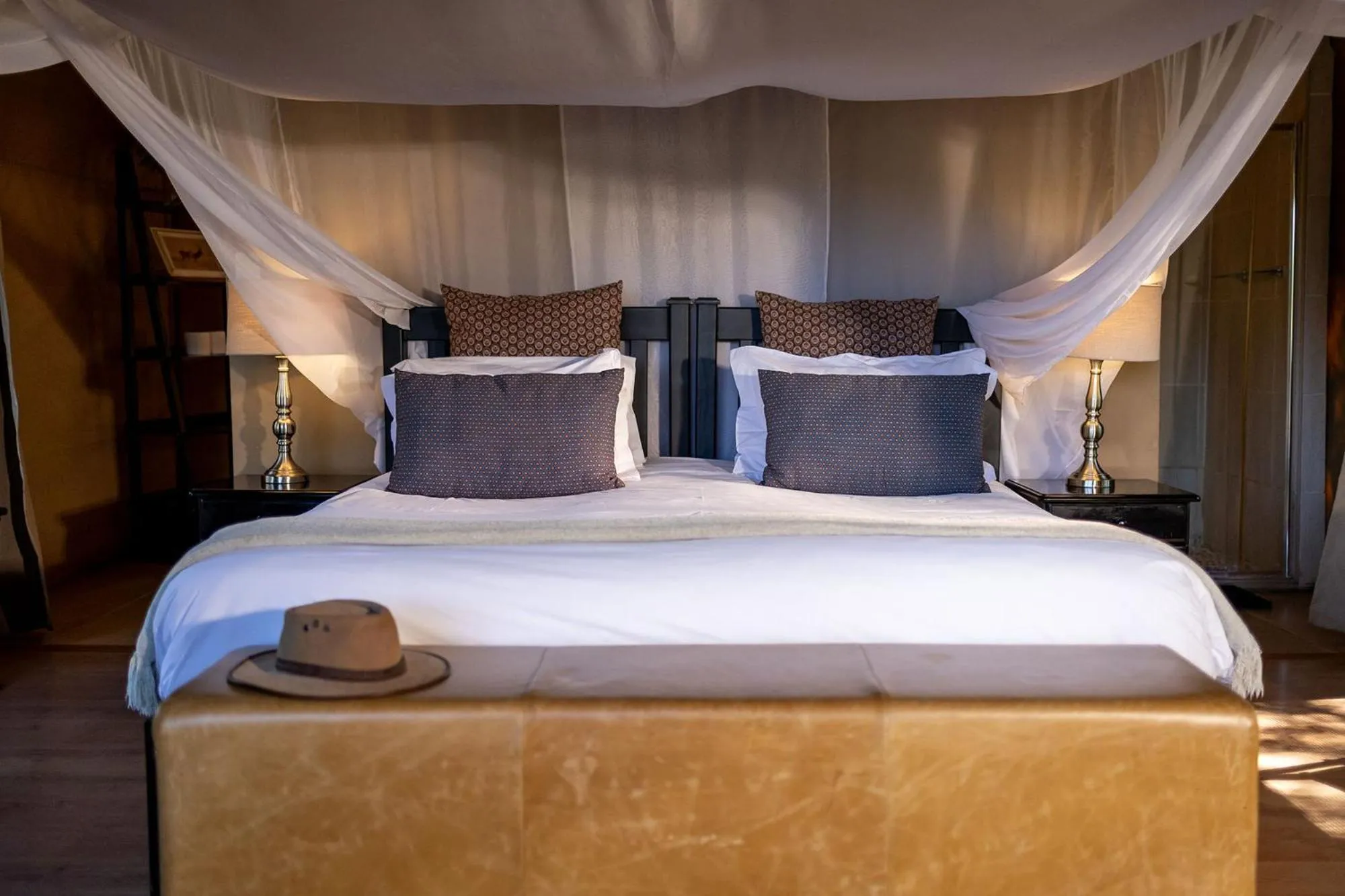 Bed in Karongwe - Chisomo Safari Camp