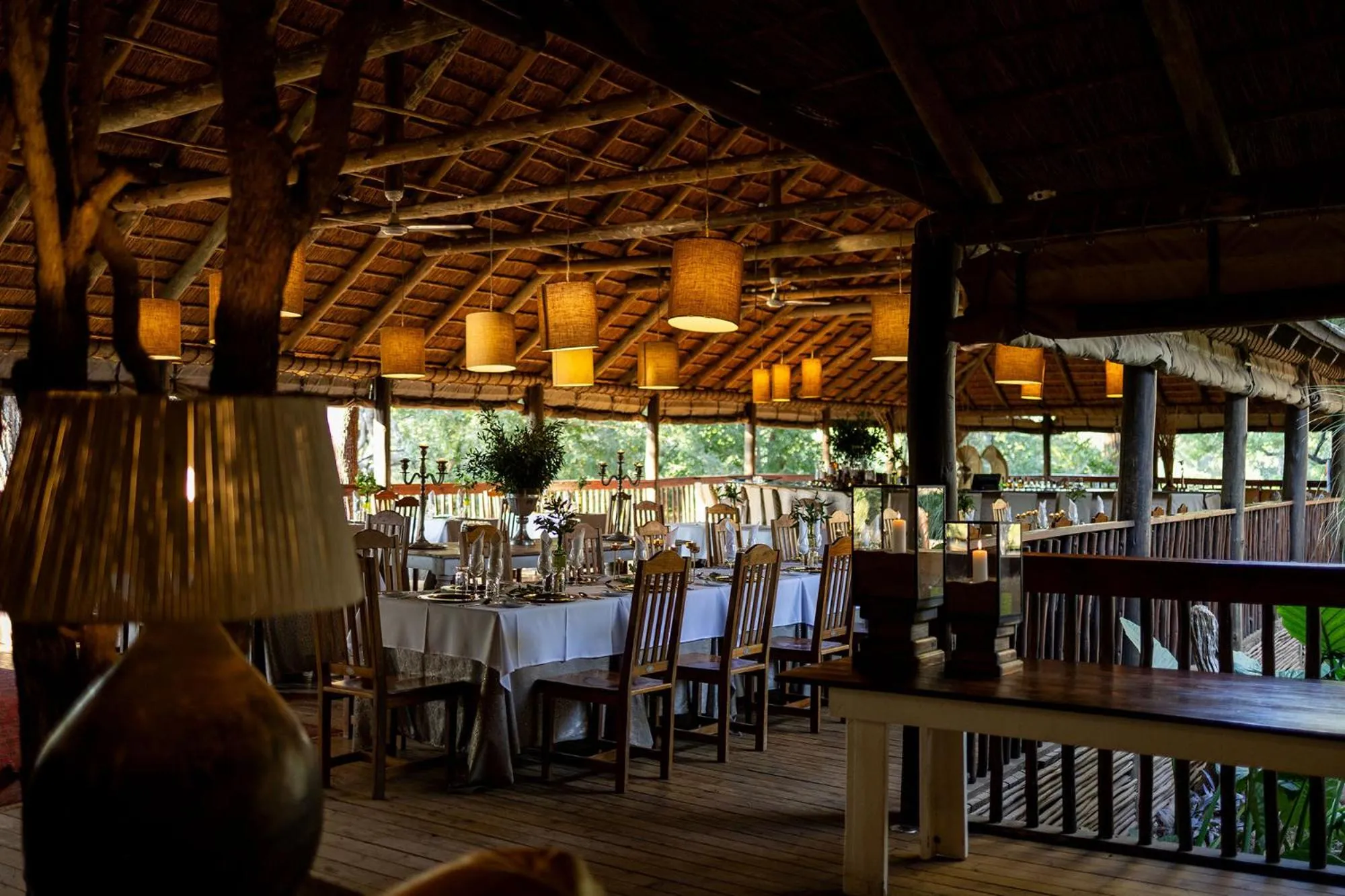 Restaurant/places to eat in Karongwe - Chisomo Safari Camp