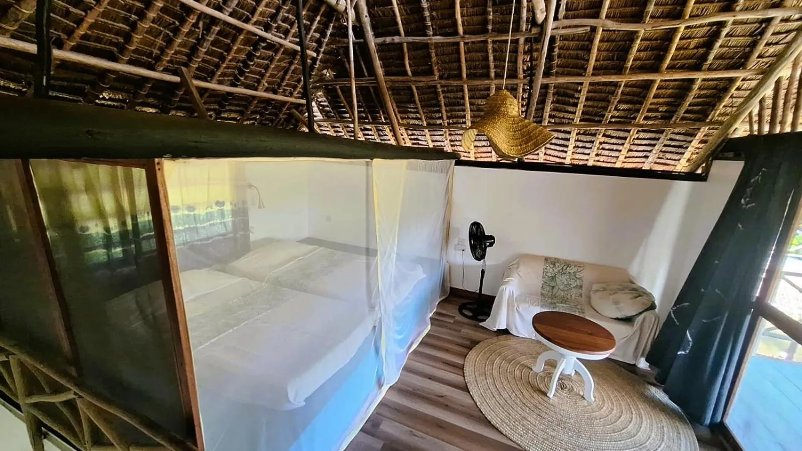 Bedroom, Bed in Kipepeo Beach and Village