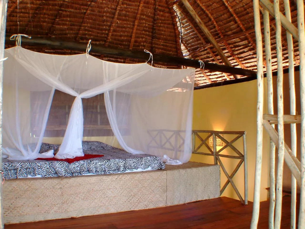 Bed in Kipepeo Beach and Village