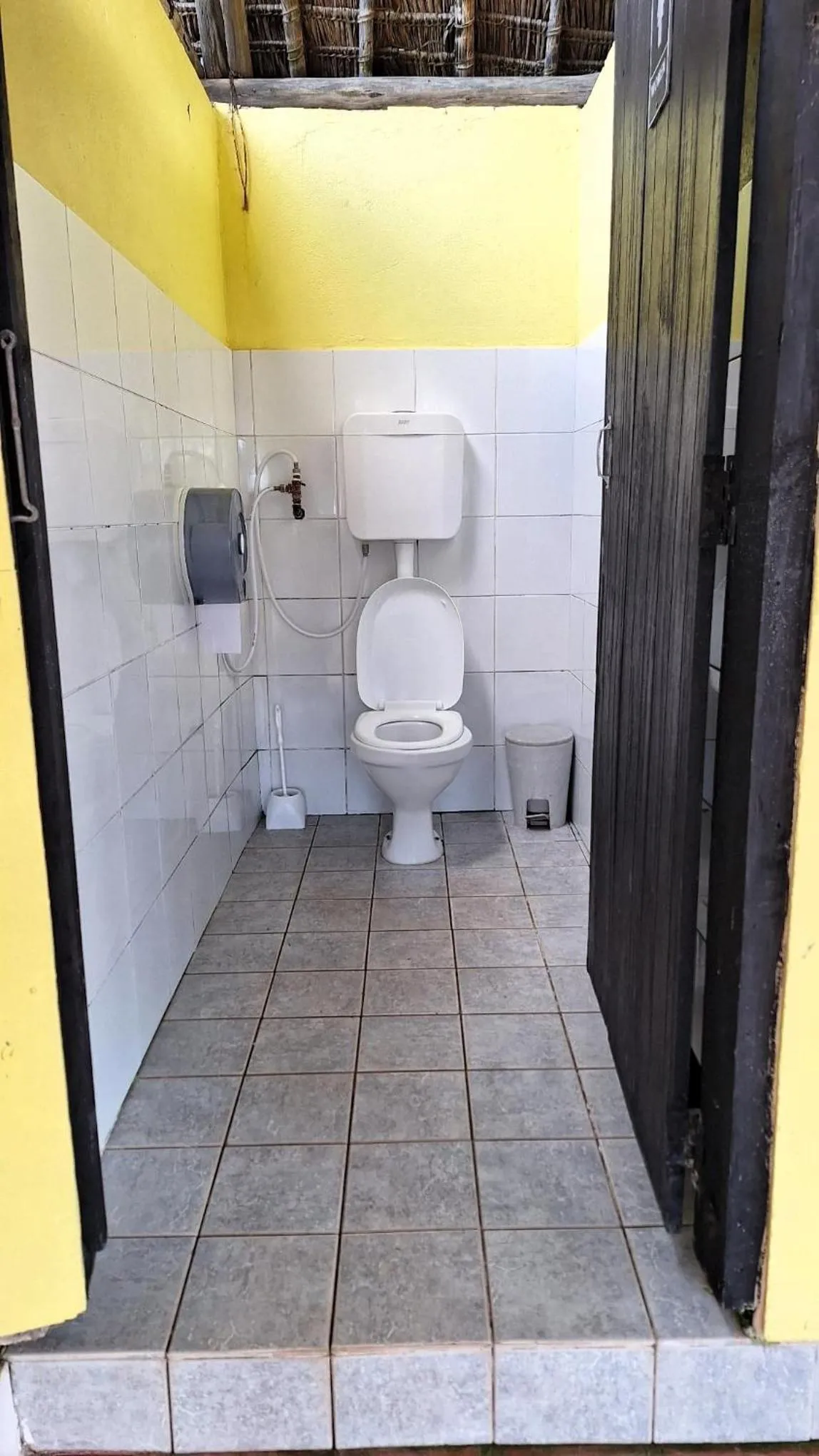 Toilet in Kipepeo Beach and Village