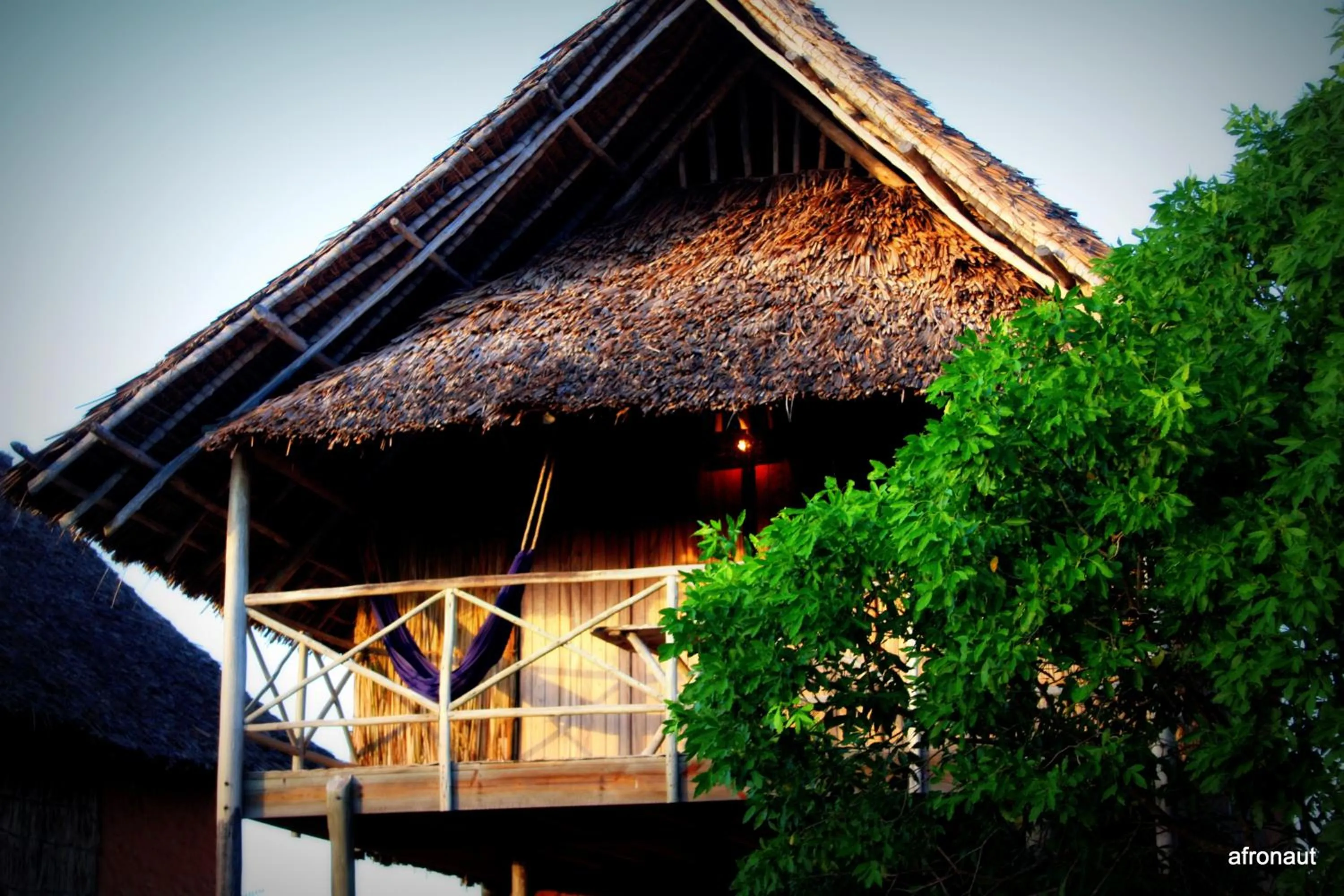 Balcony/Terrace in Kipepeo Beach and Village