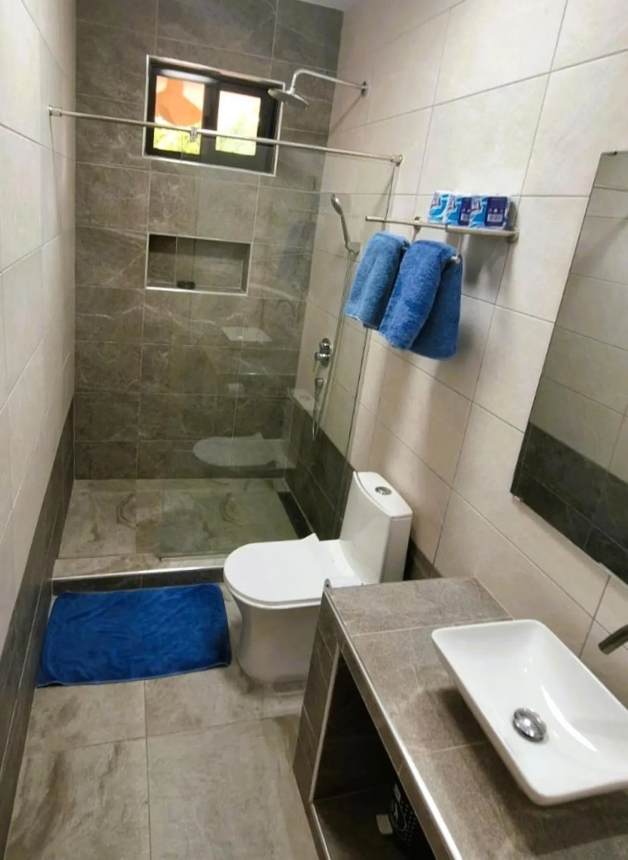 Bathroom in Kipepeo Beach and Village