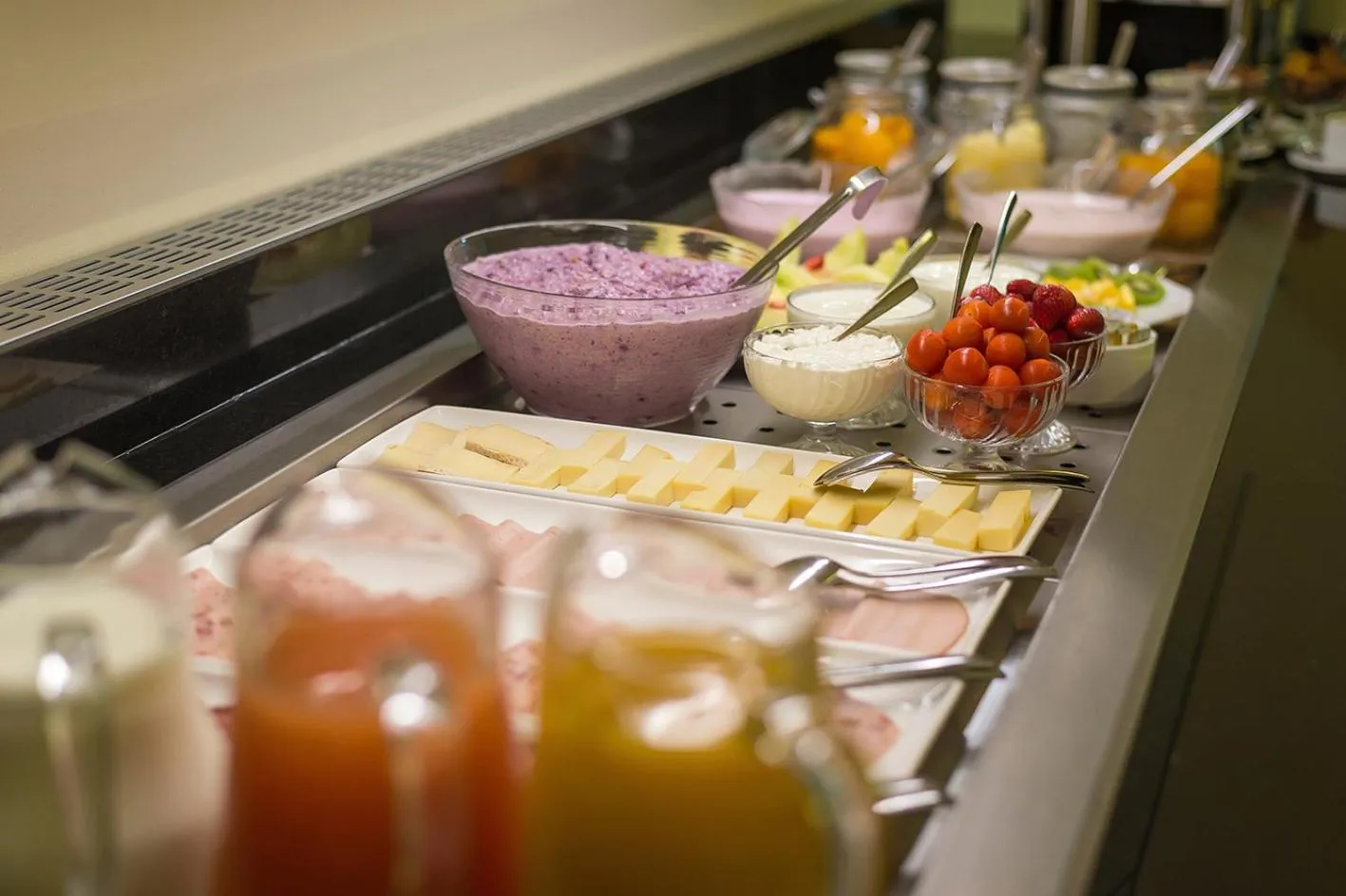 Food close-up in Hotel one66 (free parking garage)