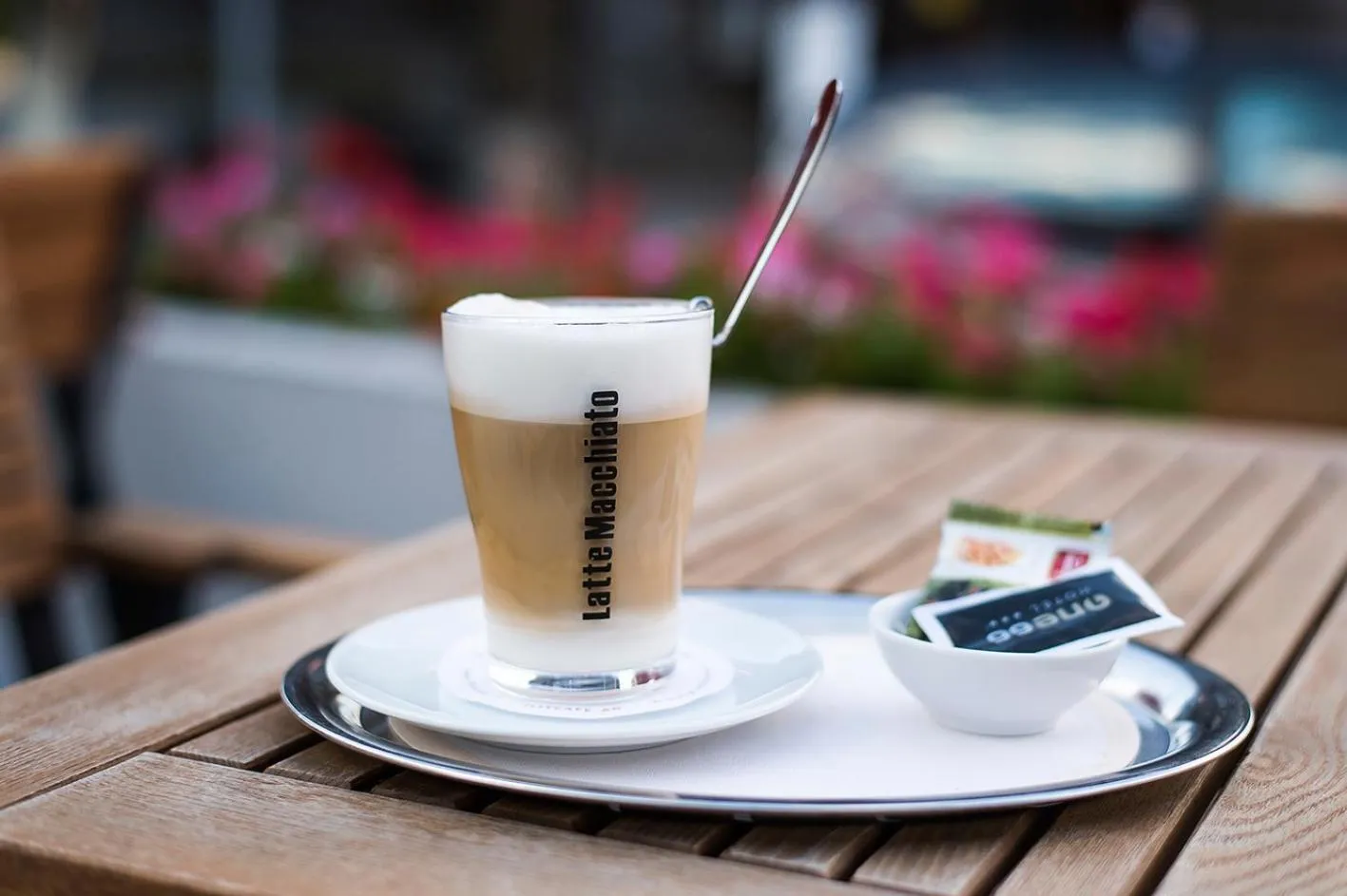 Non alcoholic drinks in Hotel one66 (free parking garage)