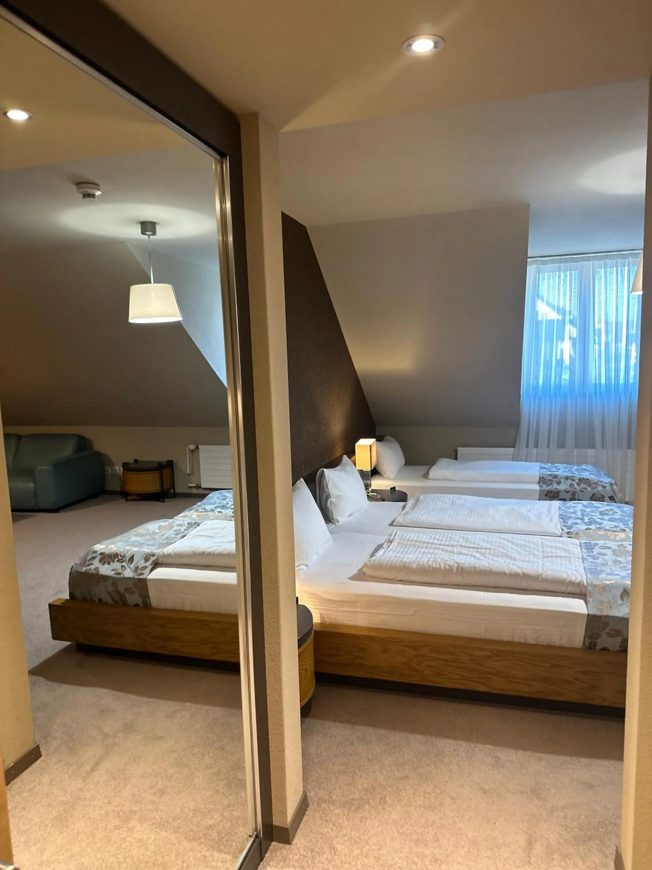 Bed in Plaza Hotel Winterthur