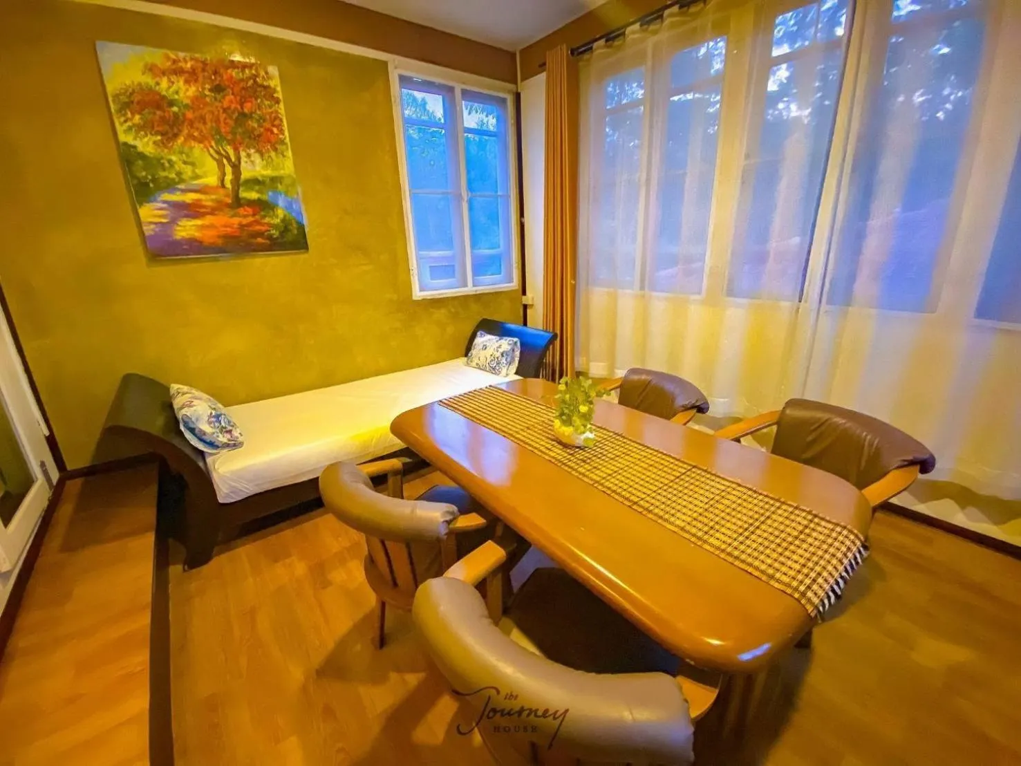 Seating area in The Journey House Lifestyle Boutique Hotel