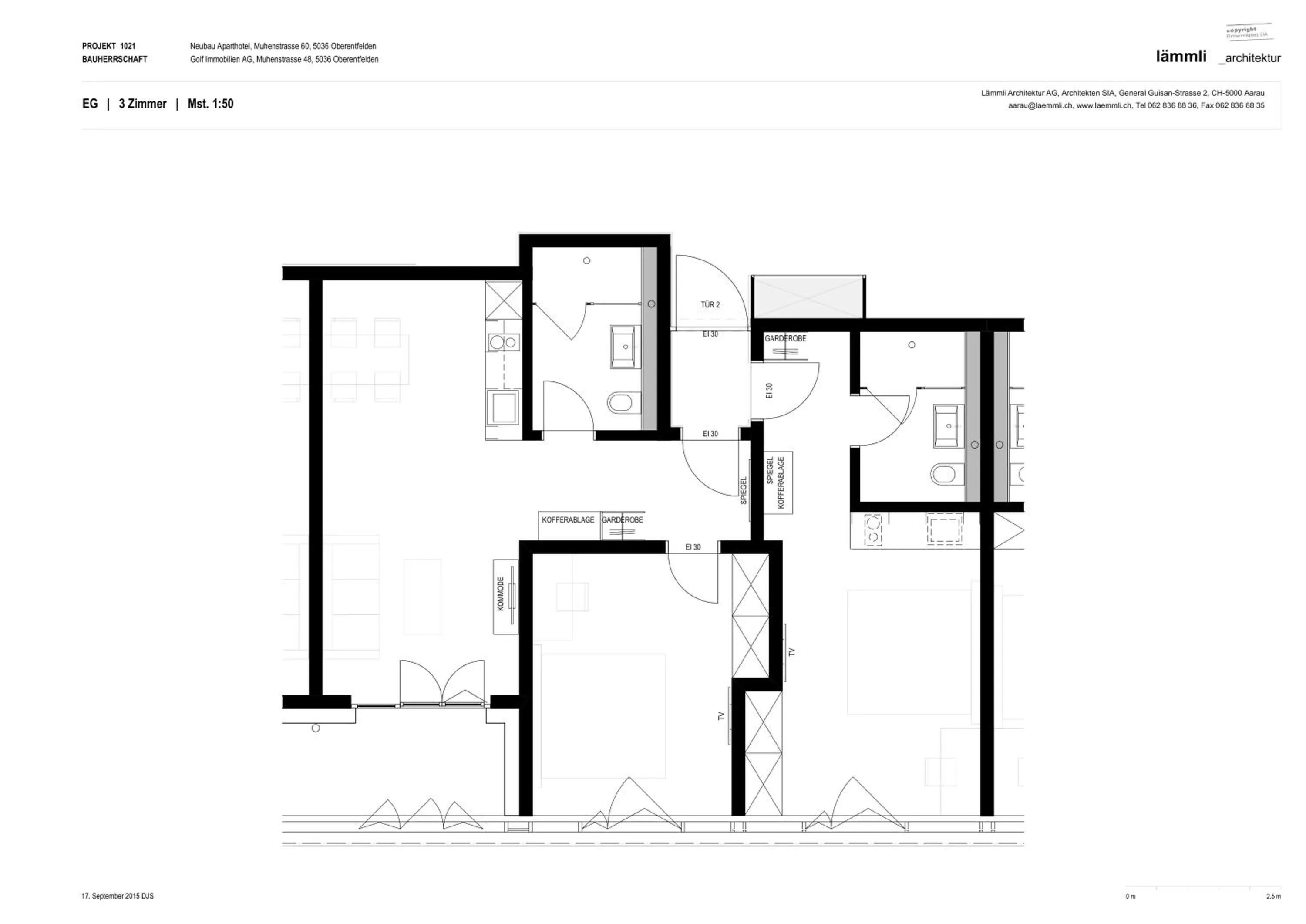 Floor plan in Aparthotel-aarau-WEST Swiss Quality