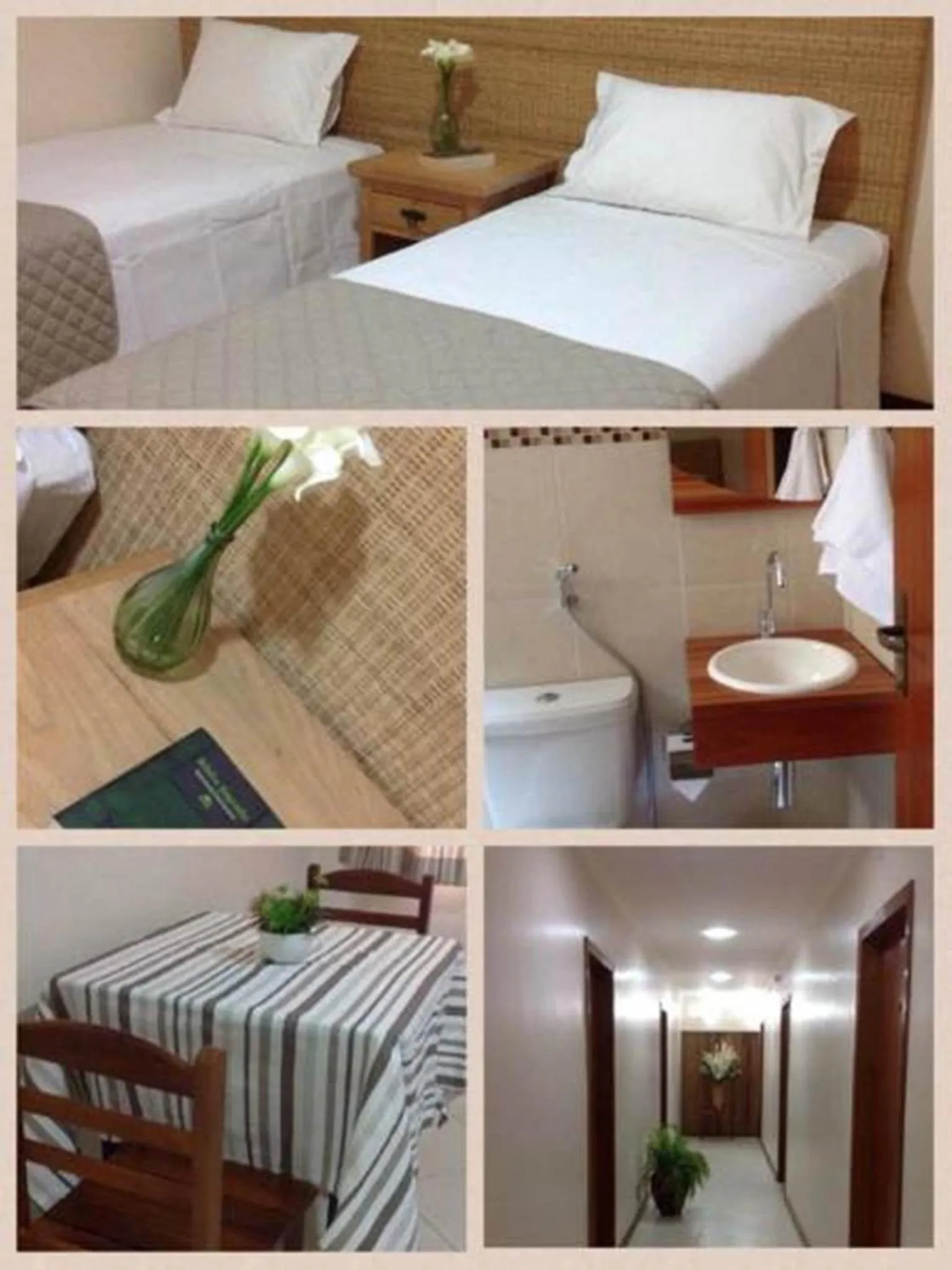 Bed in Hotel Pousada La Belle