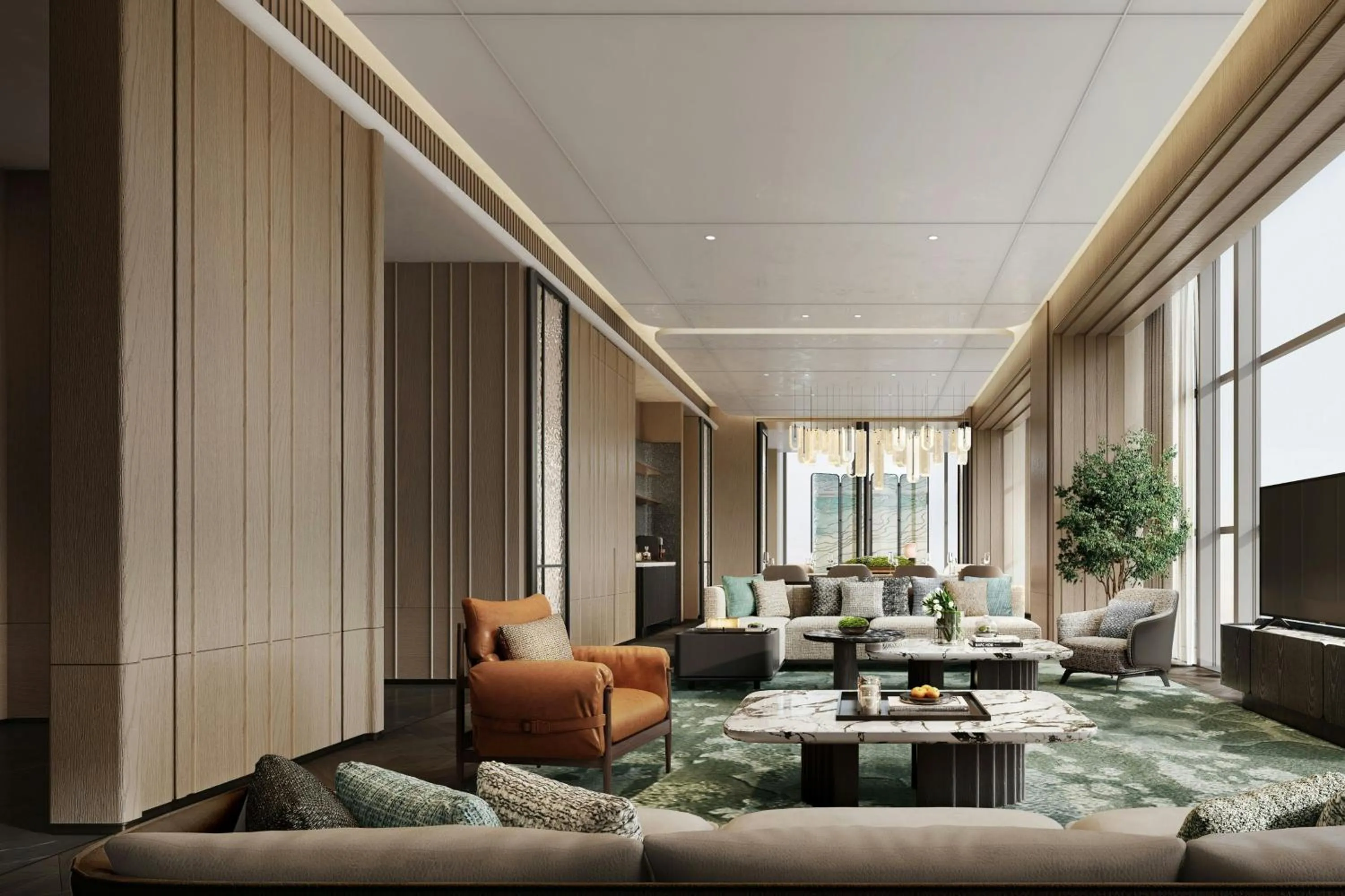 Living room in The Westin Yichang