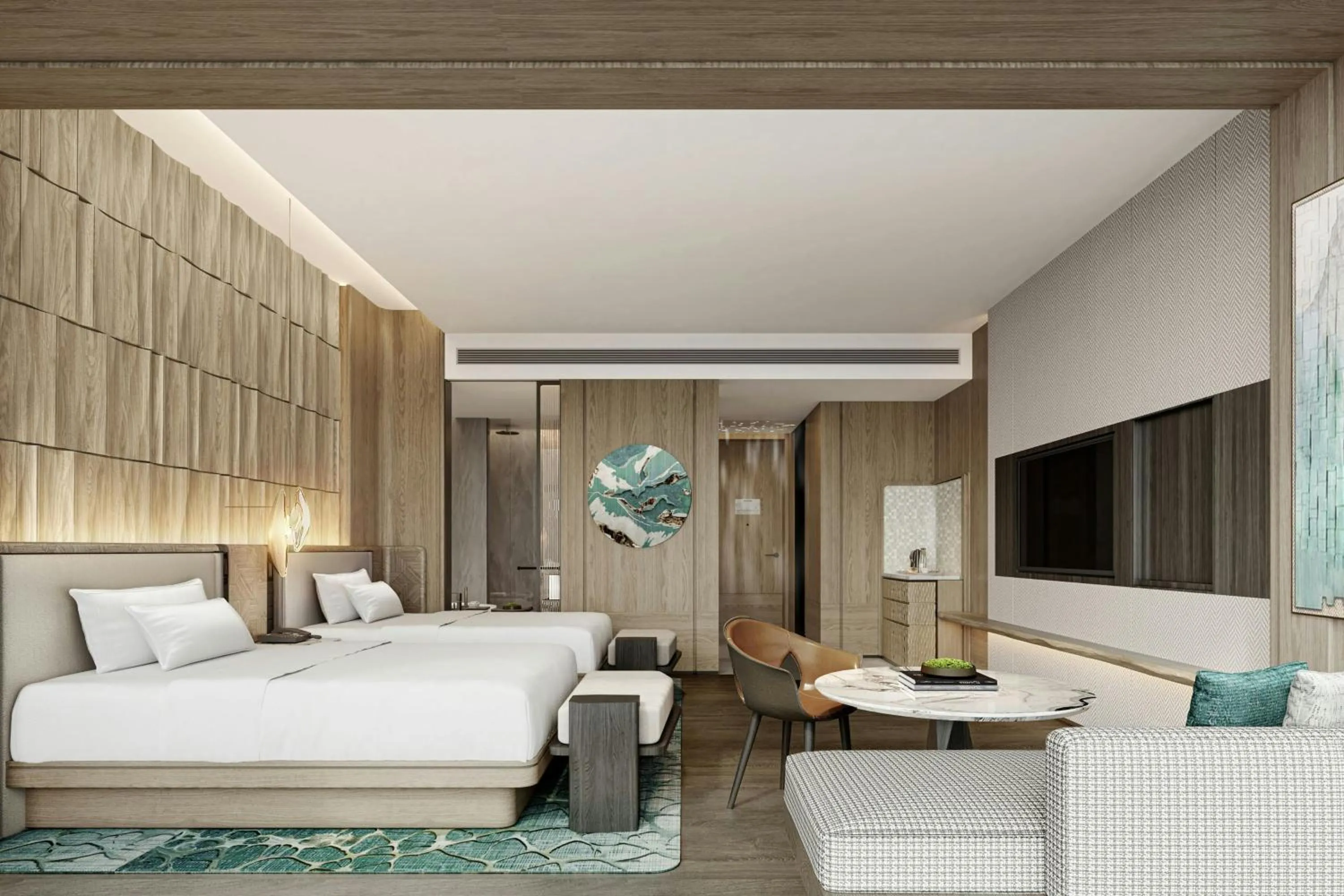 Photo of the whole room, Bed in The Westin Yichang