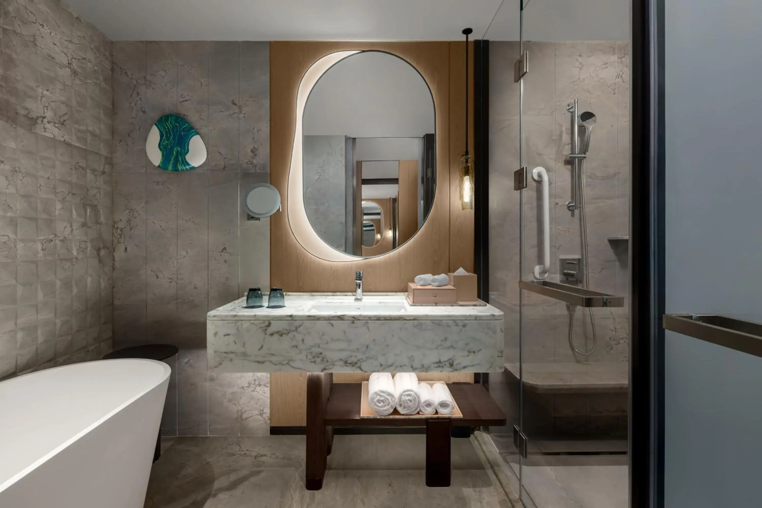 Deluxe Room with Two Twin Beds in The Westin Yichang Deluxe Room with Two Twin Beds in The Westin Yichang