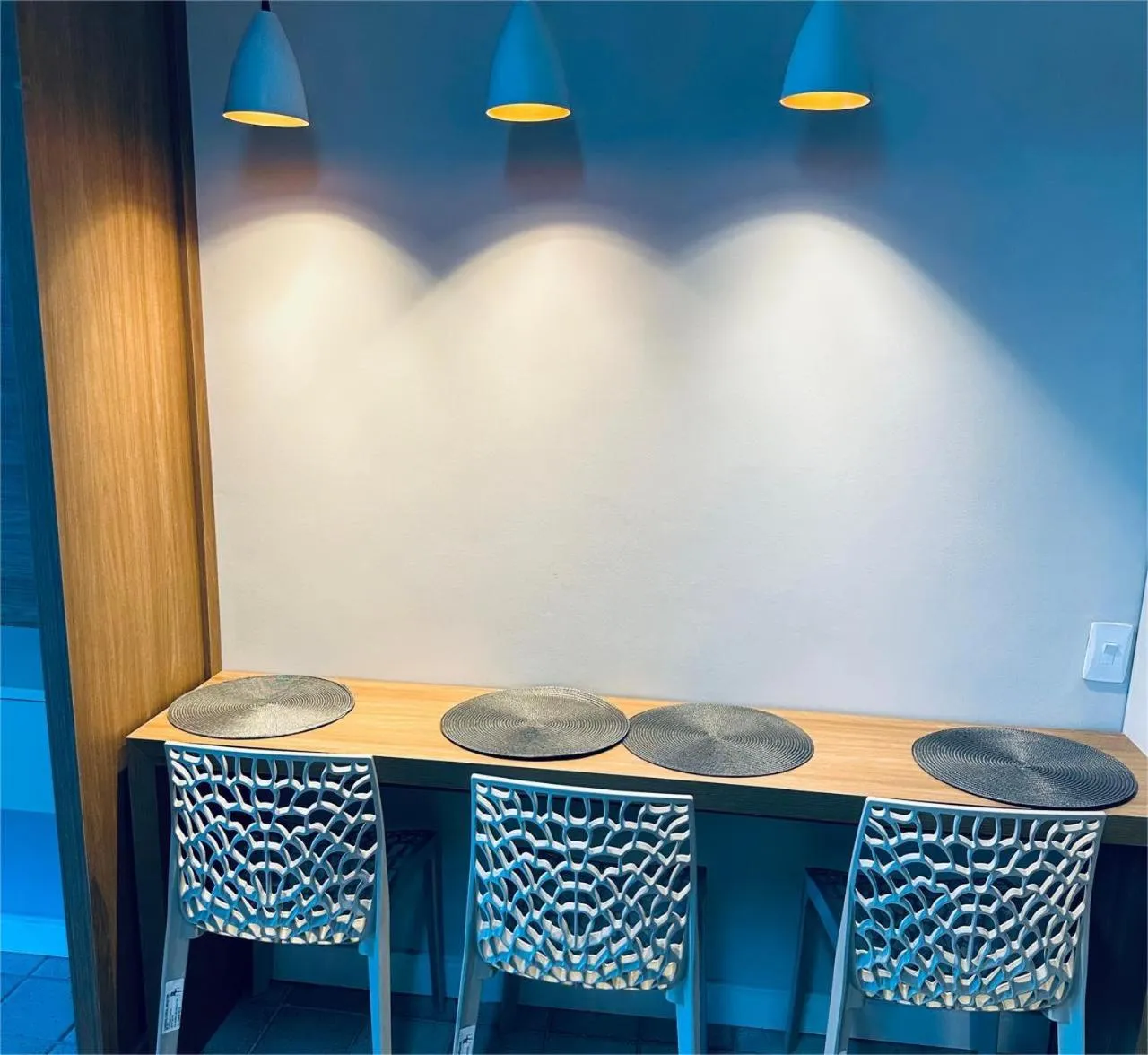 Dining area in FLAT PRAIA DE PIEDADE - Região de Recife - Vista pro MAR