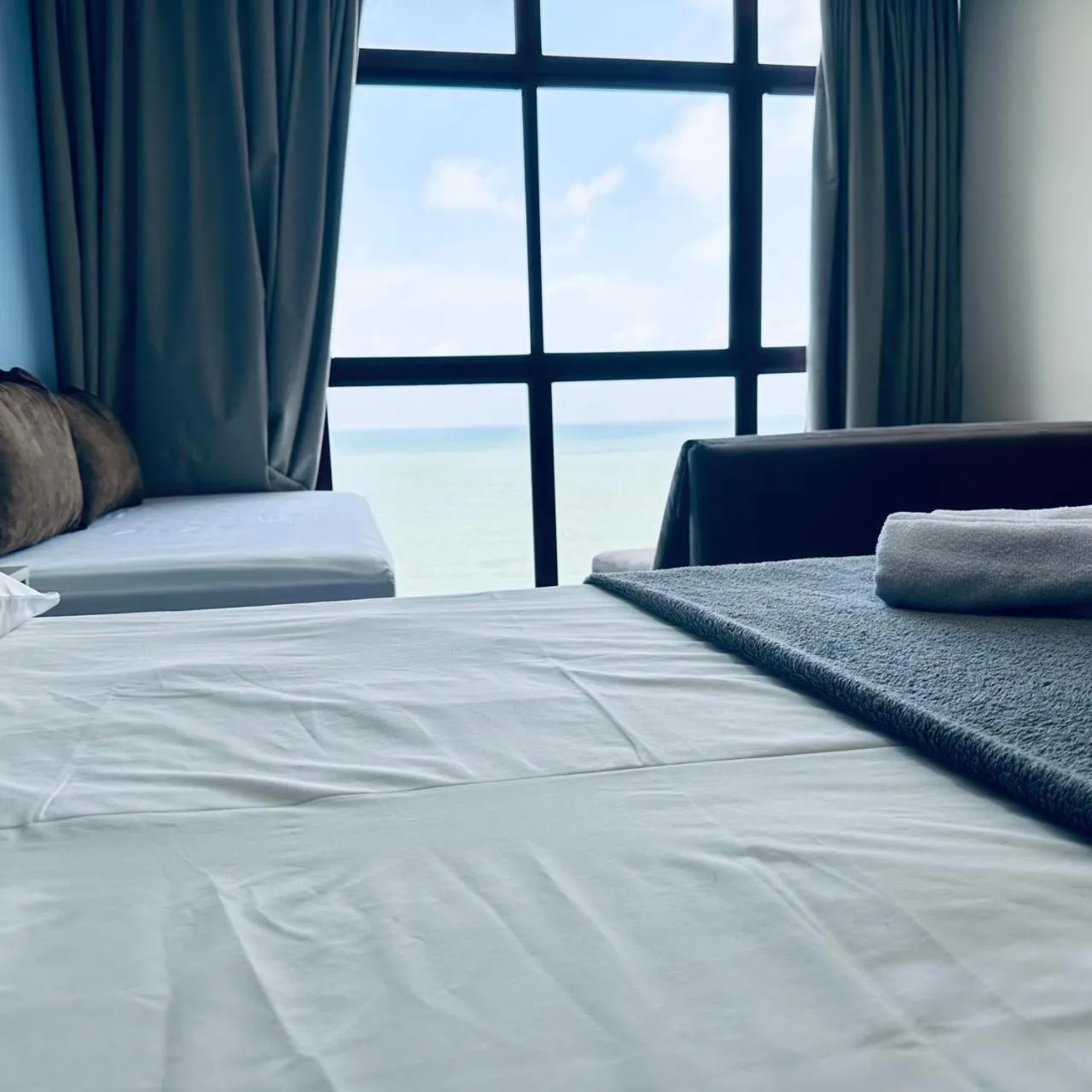 Bed in FLAT PRAIA DE PIEDADE - Região de Recife - Vista pro MAR