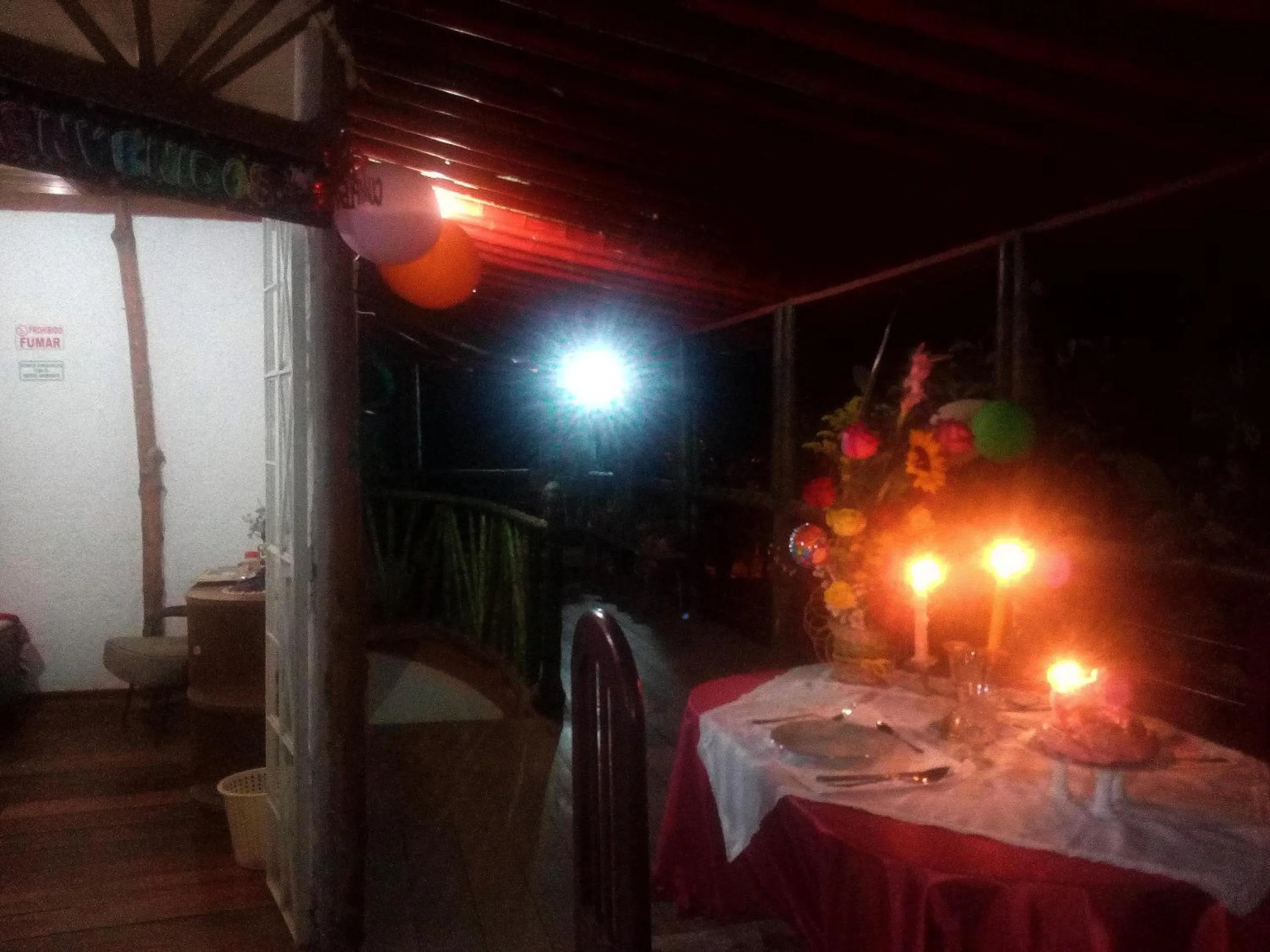 Food and drinks in La Posada del Cucú