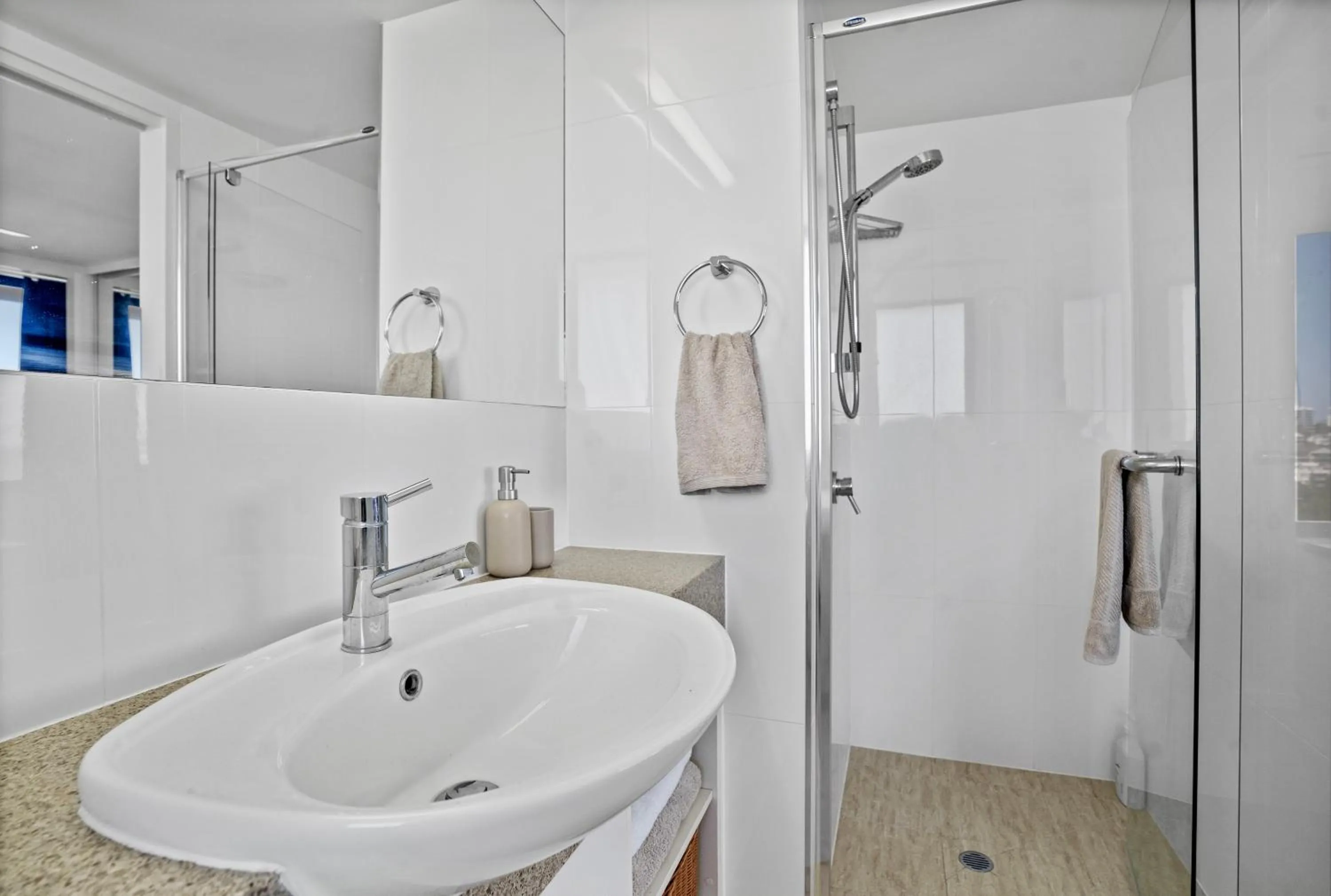 Bathroom in Burgess @ Kings Beach Apartments