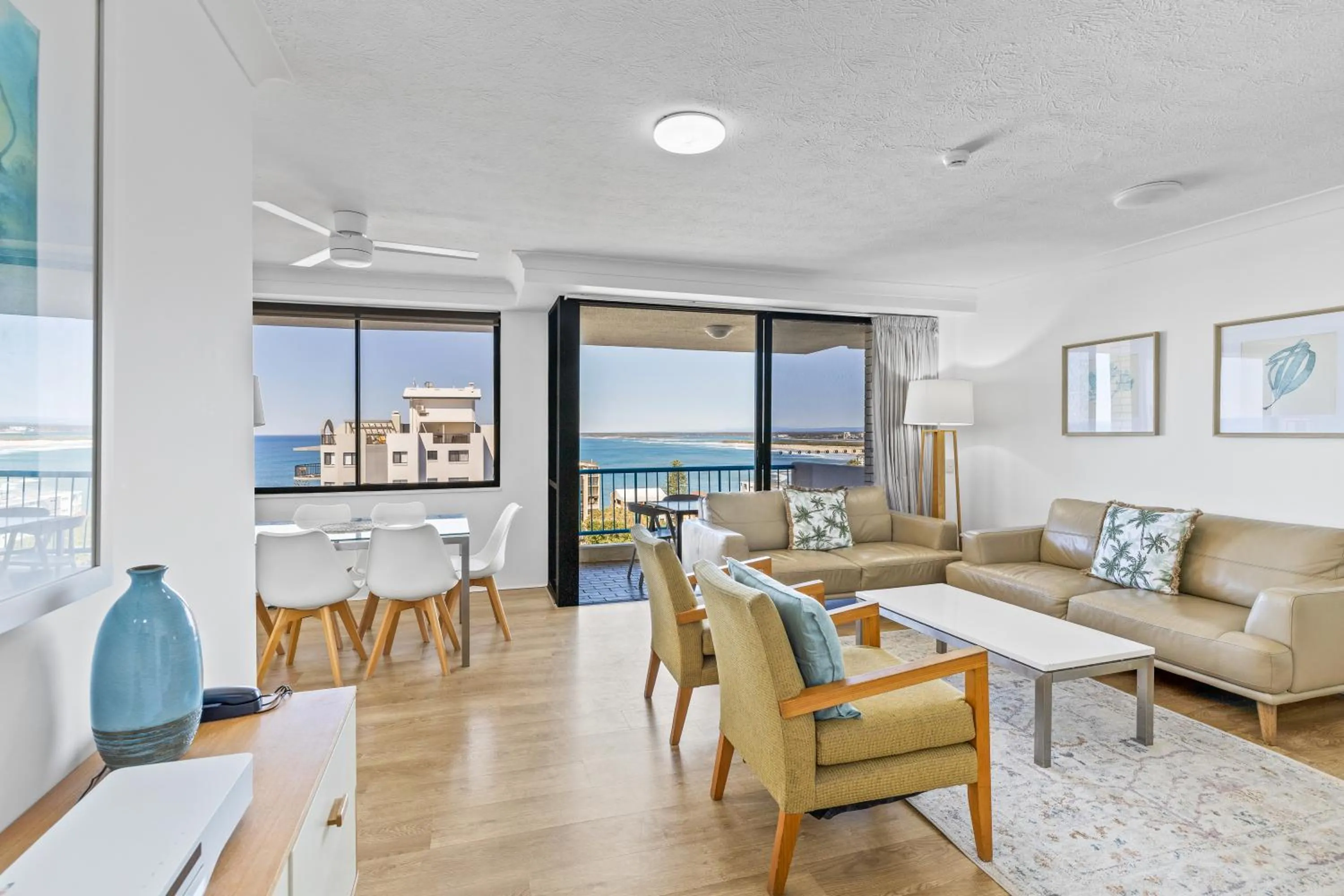 Living room in Burgess @ Kings Beach Apartments