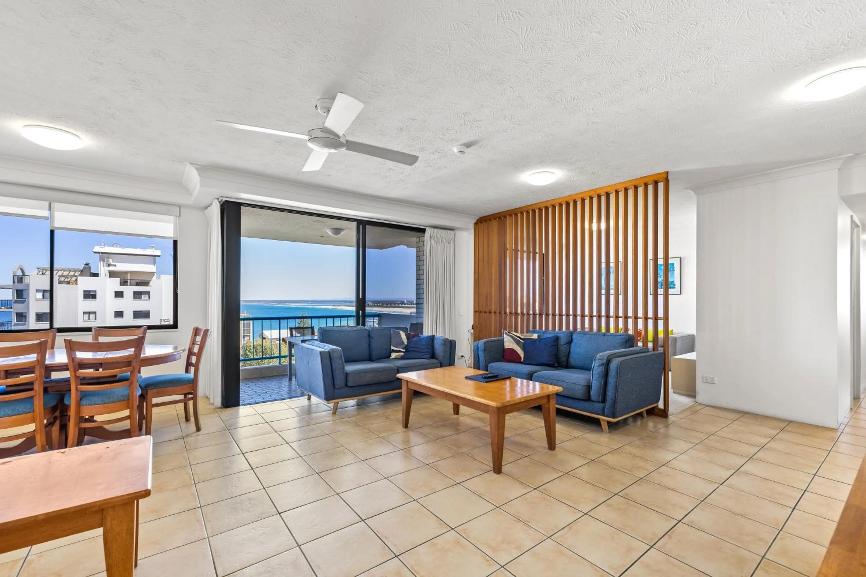 Living room in Burgess @ Kings Beach Apartments