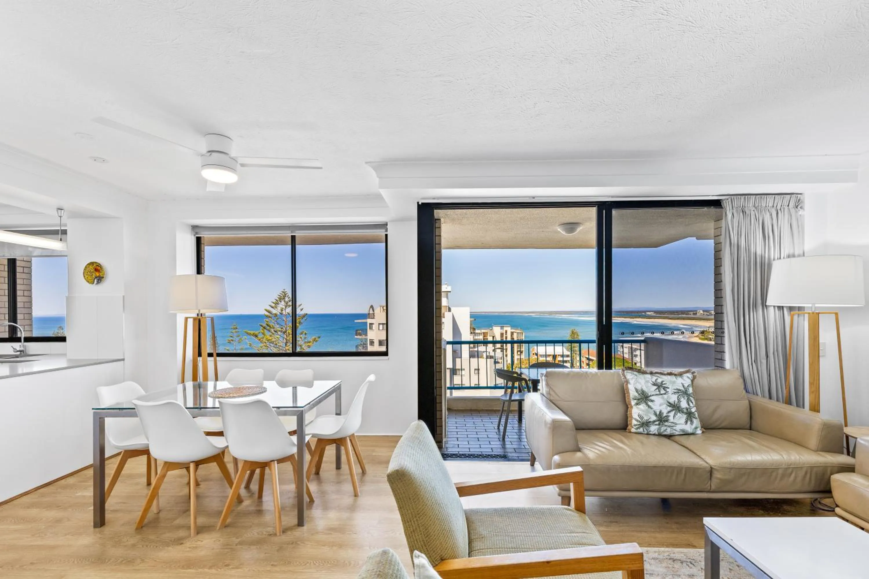 Living room in Burgess @ Kings Beach Apartments