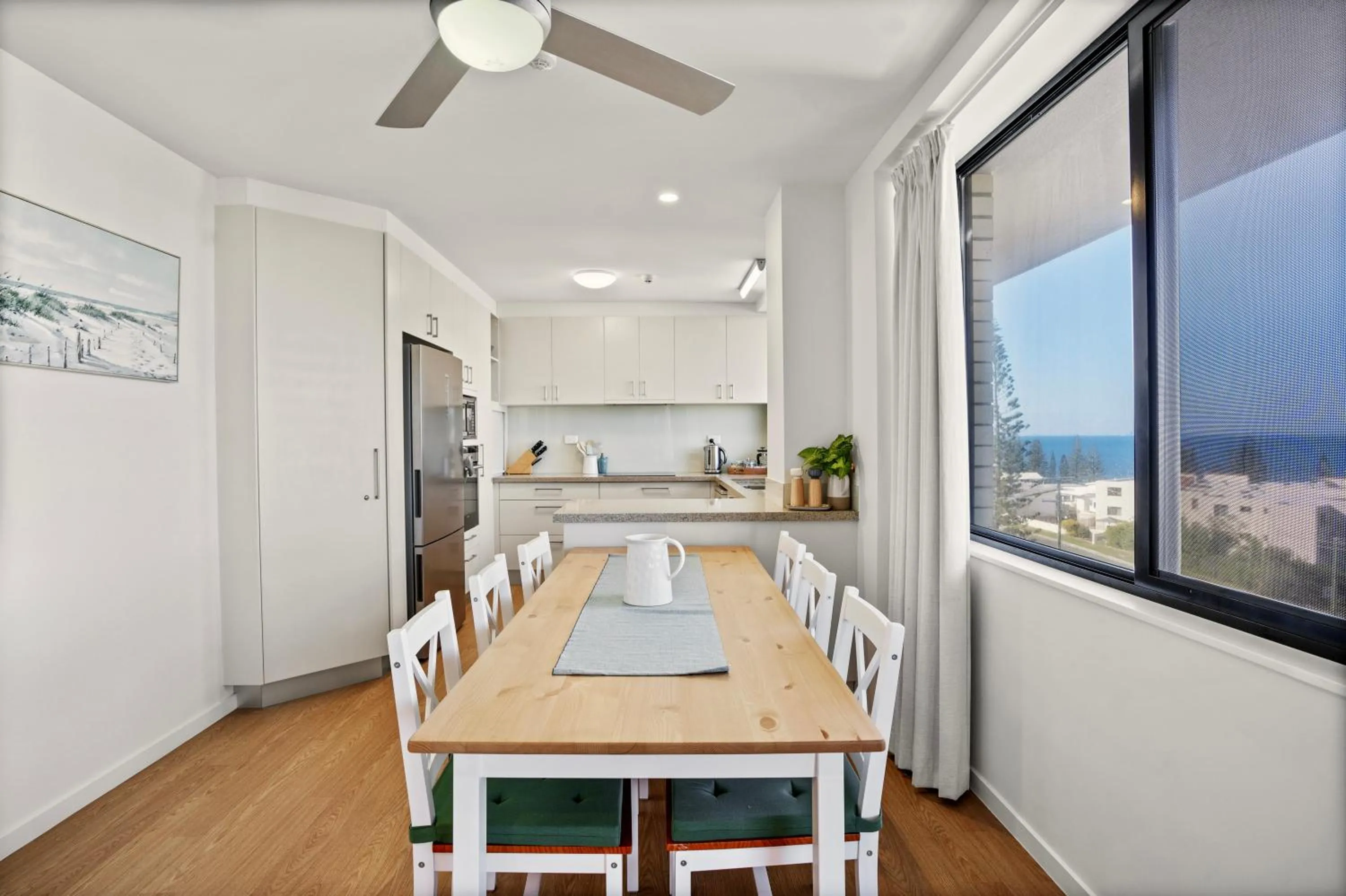Dining area in Burgess @ Kings Beach Apartments