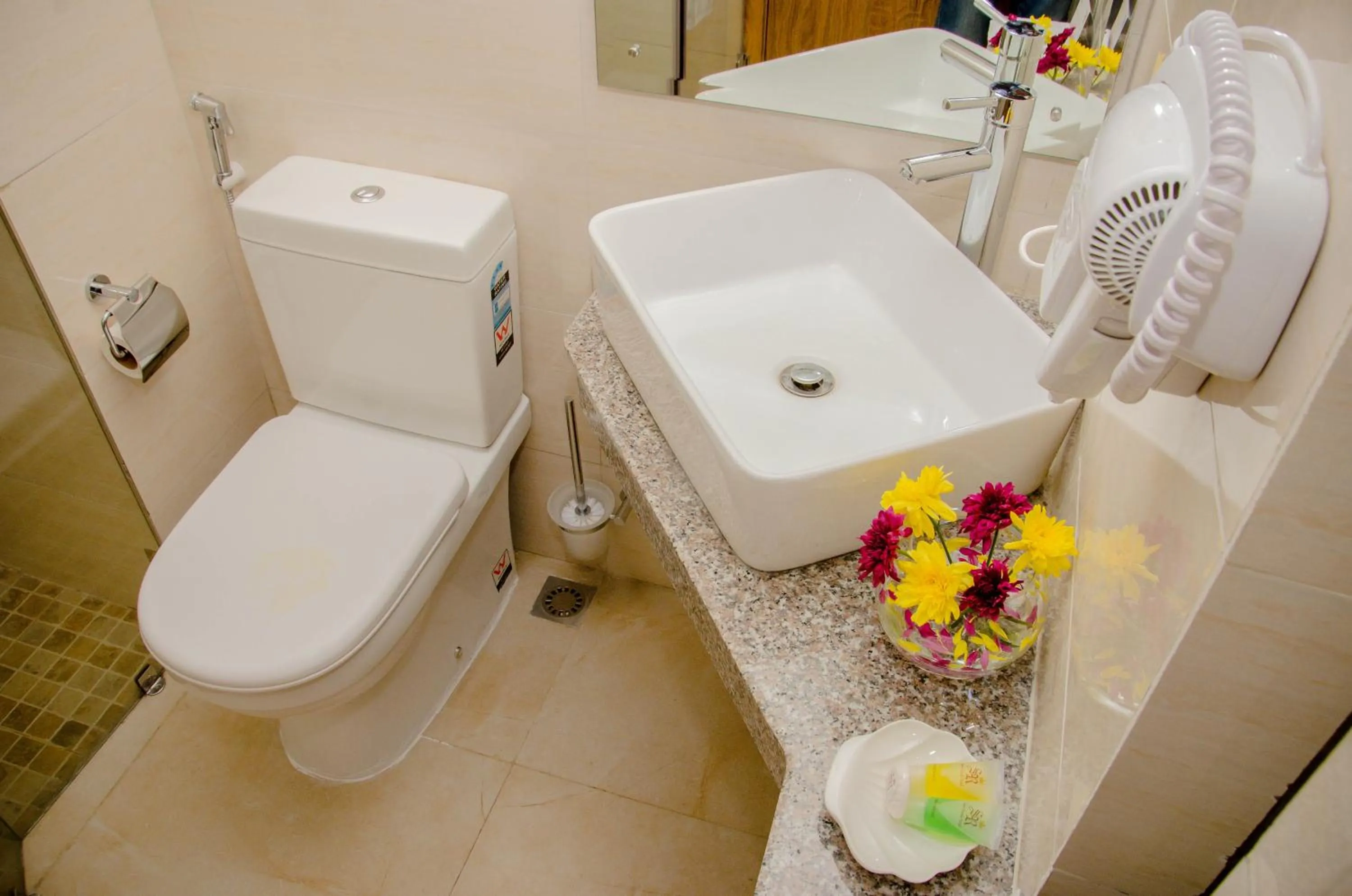 Bathroom in Saab Royale Hotel