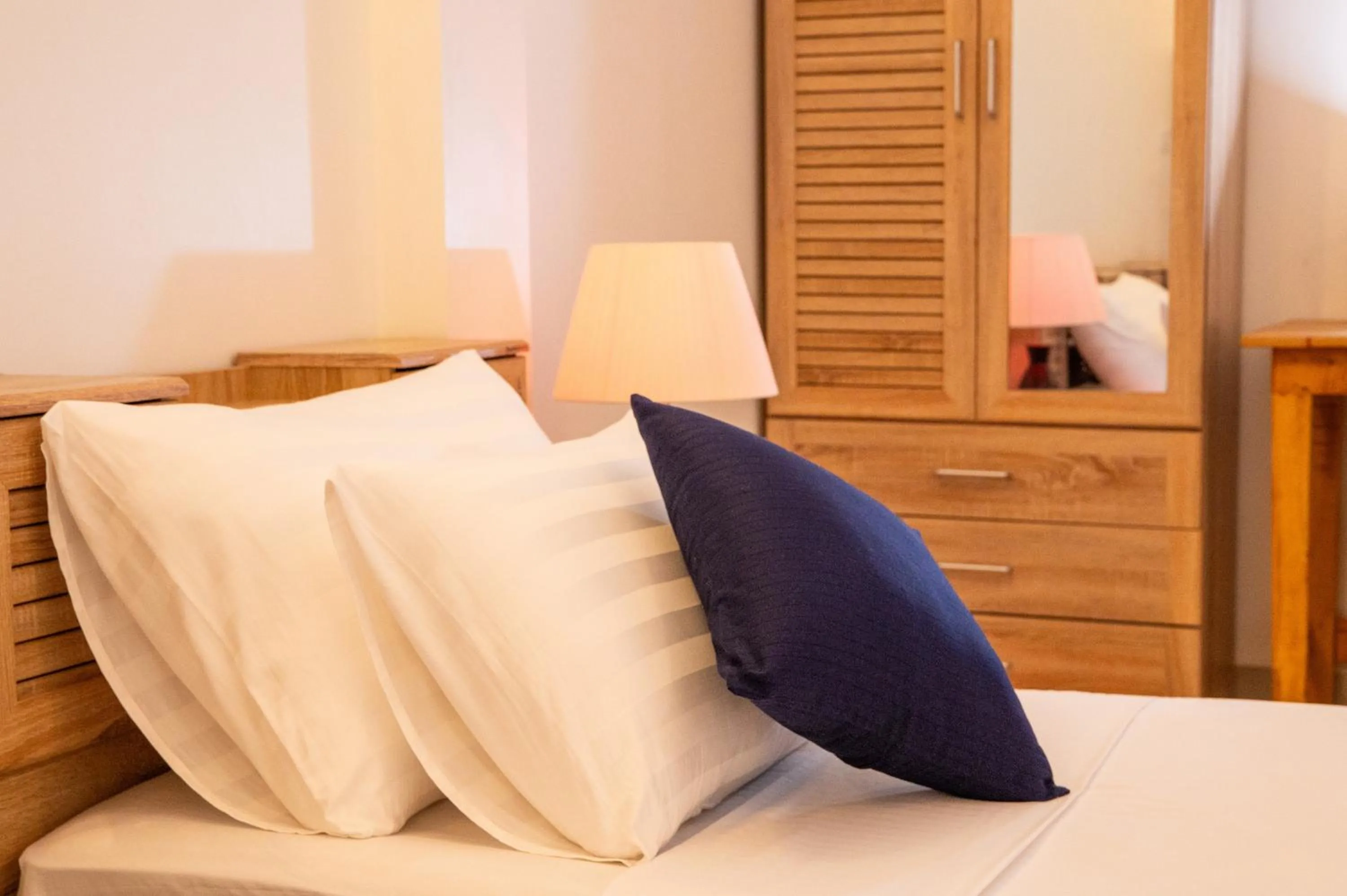 Bed in Biosphere Inn