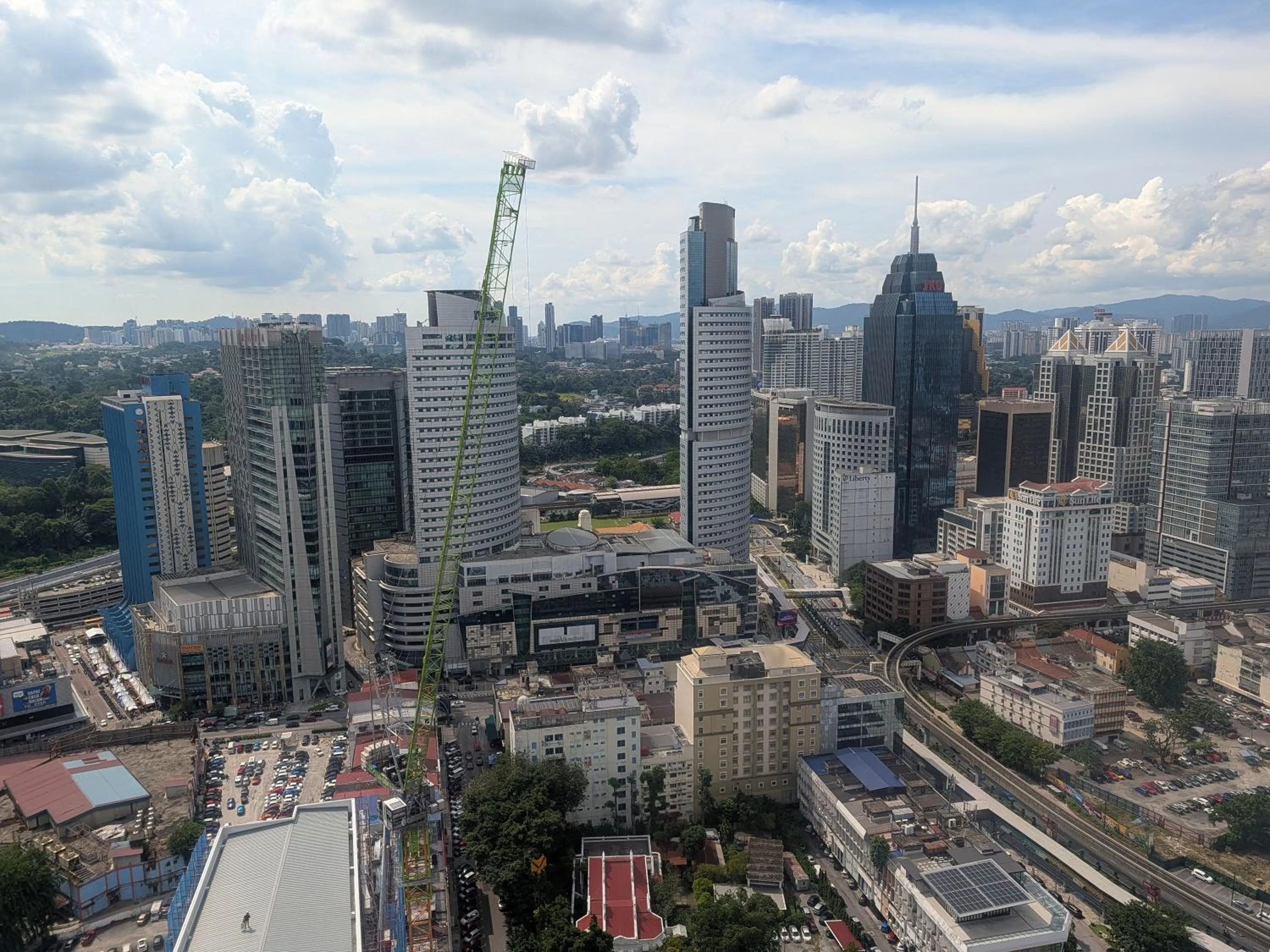 Bird's eye view in Leo Guesthouse at Anggun Residence Suite