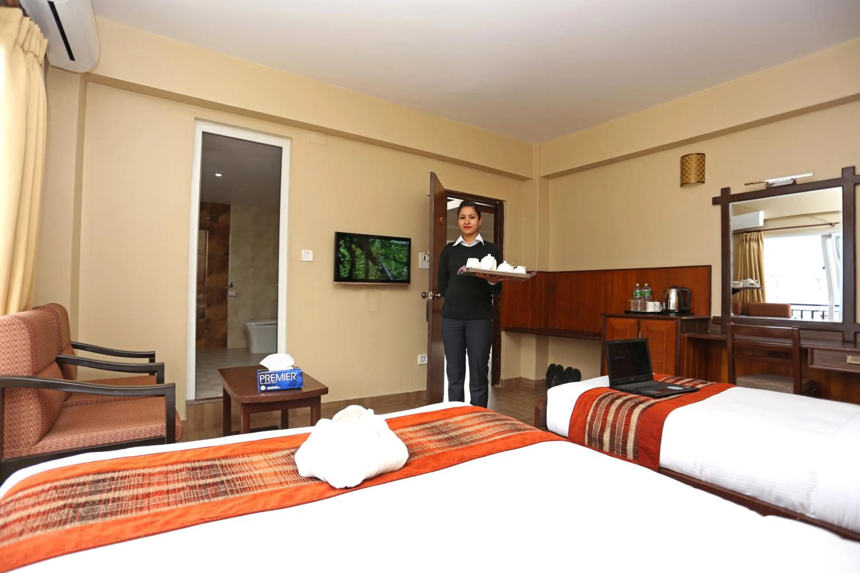 Bedroom, Bed in Pokhara Choice Inn