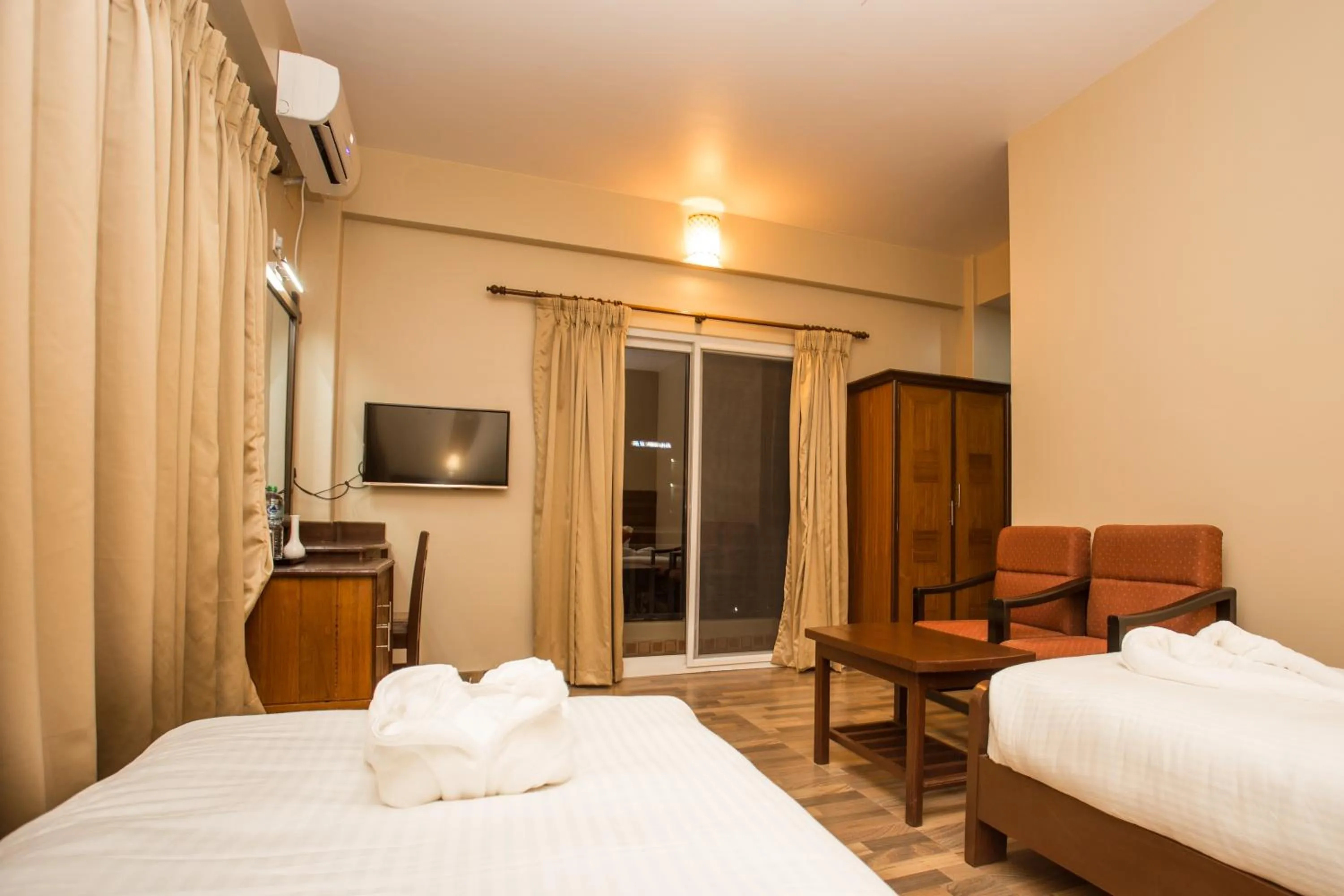 Bedroom, Bed in Pokhara Choice Inn