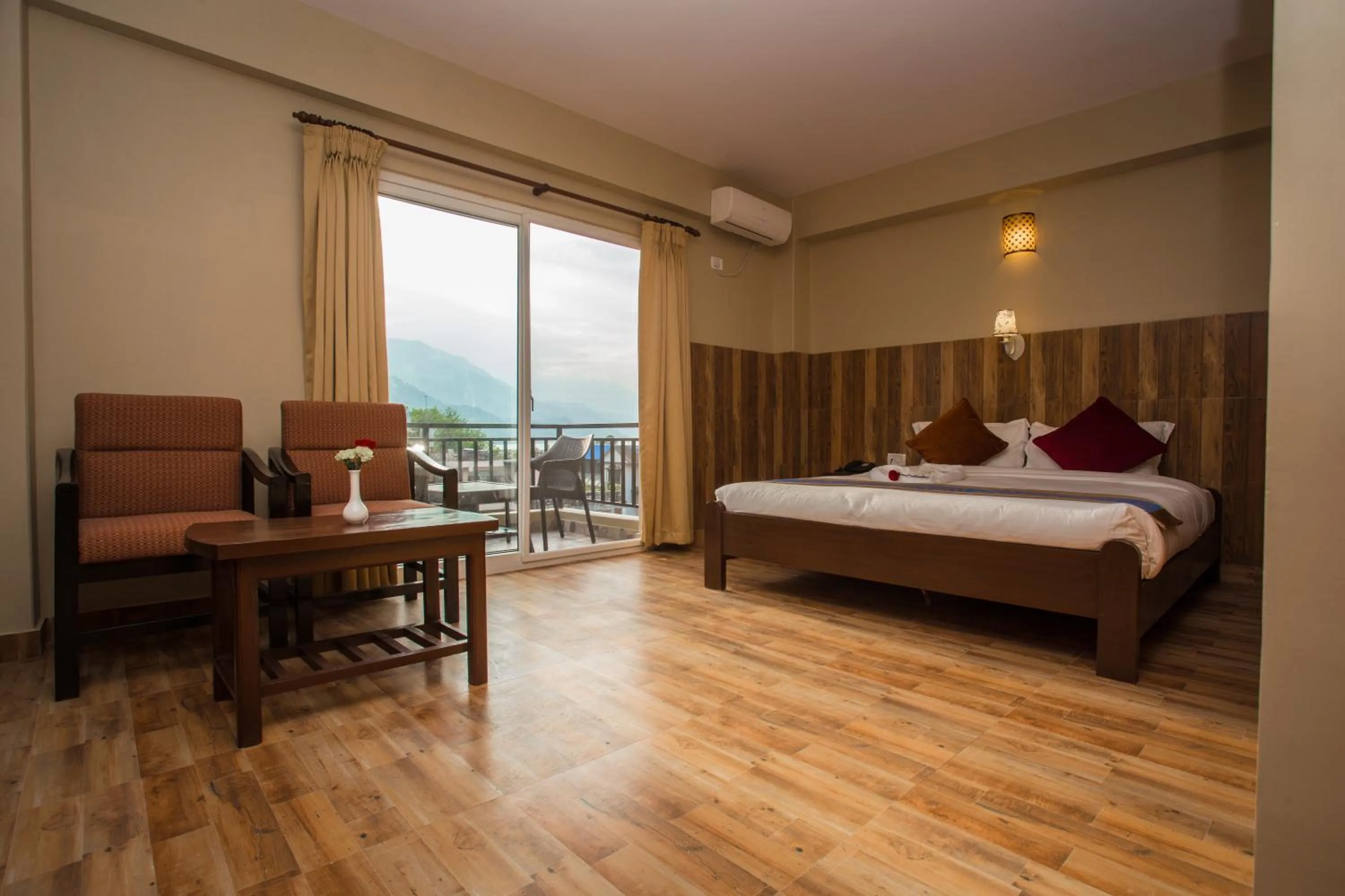 Photo of the whole room, Bed in Pokhara Choice Inn
