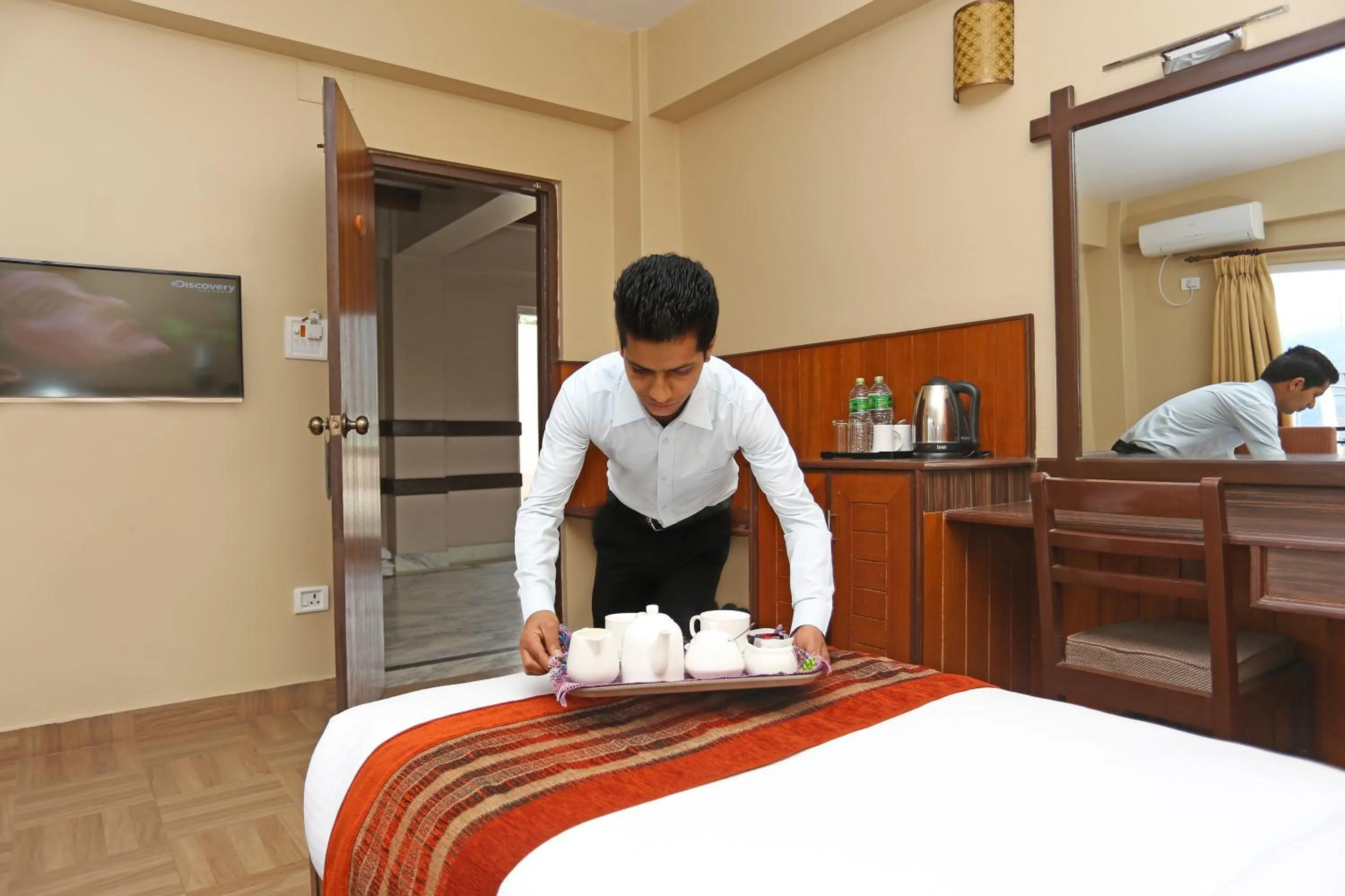 Bedroom, Bed in Pokhara Choice Inn